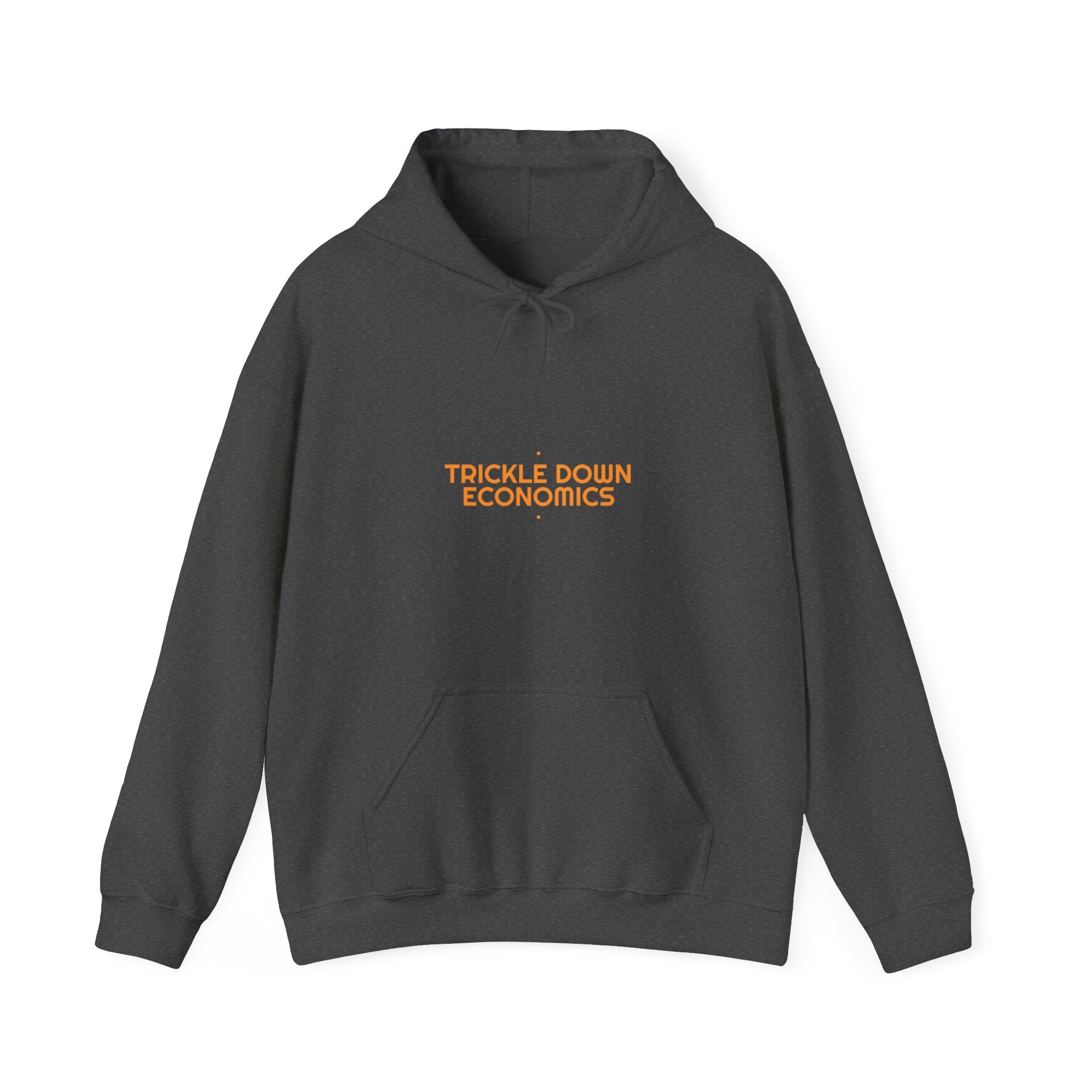 Trickle Down Economics - Trendy Teez Funny Hoodie mockup