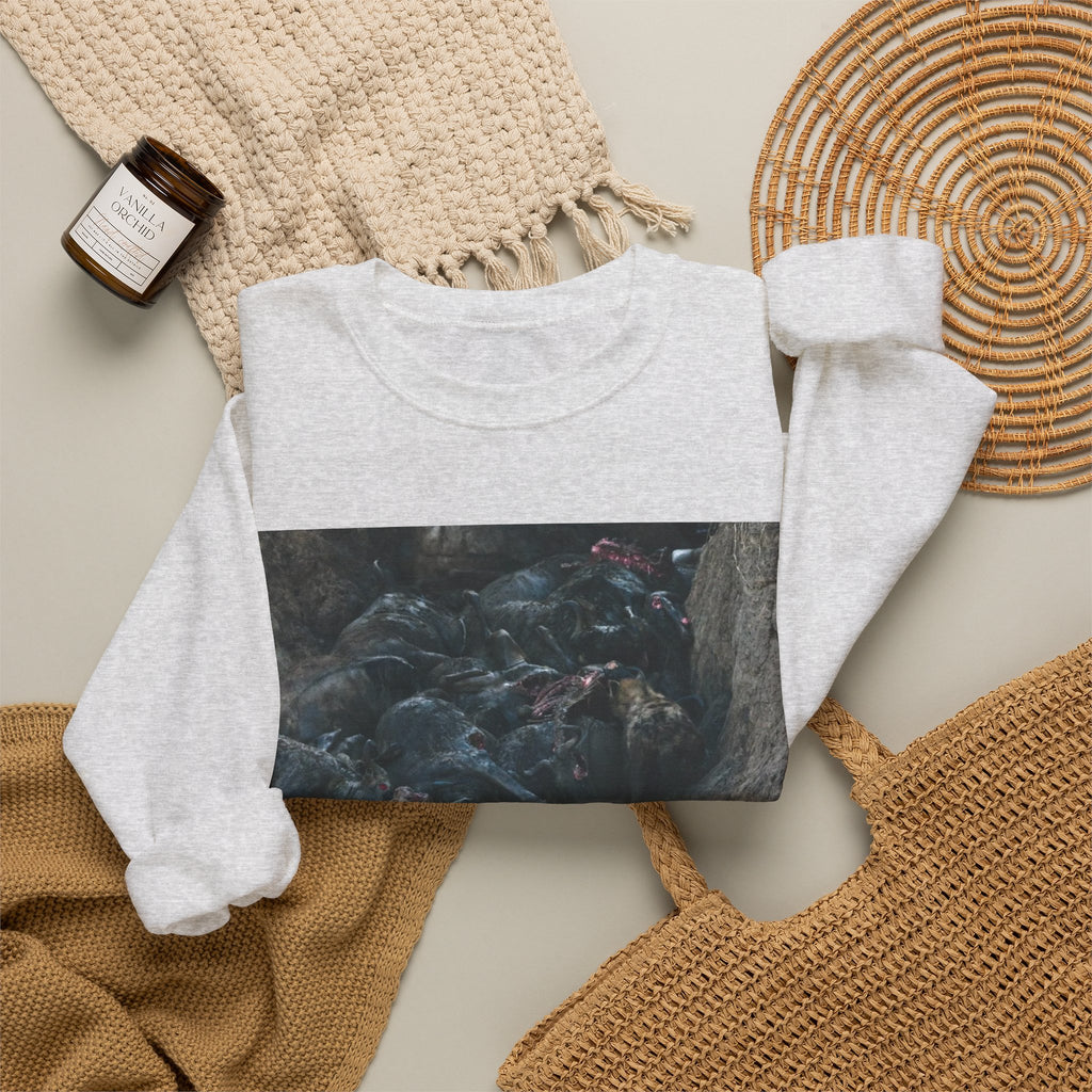 Feast / In The Surge To Cross The Mara River Th... — Hard Crewneck