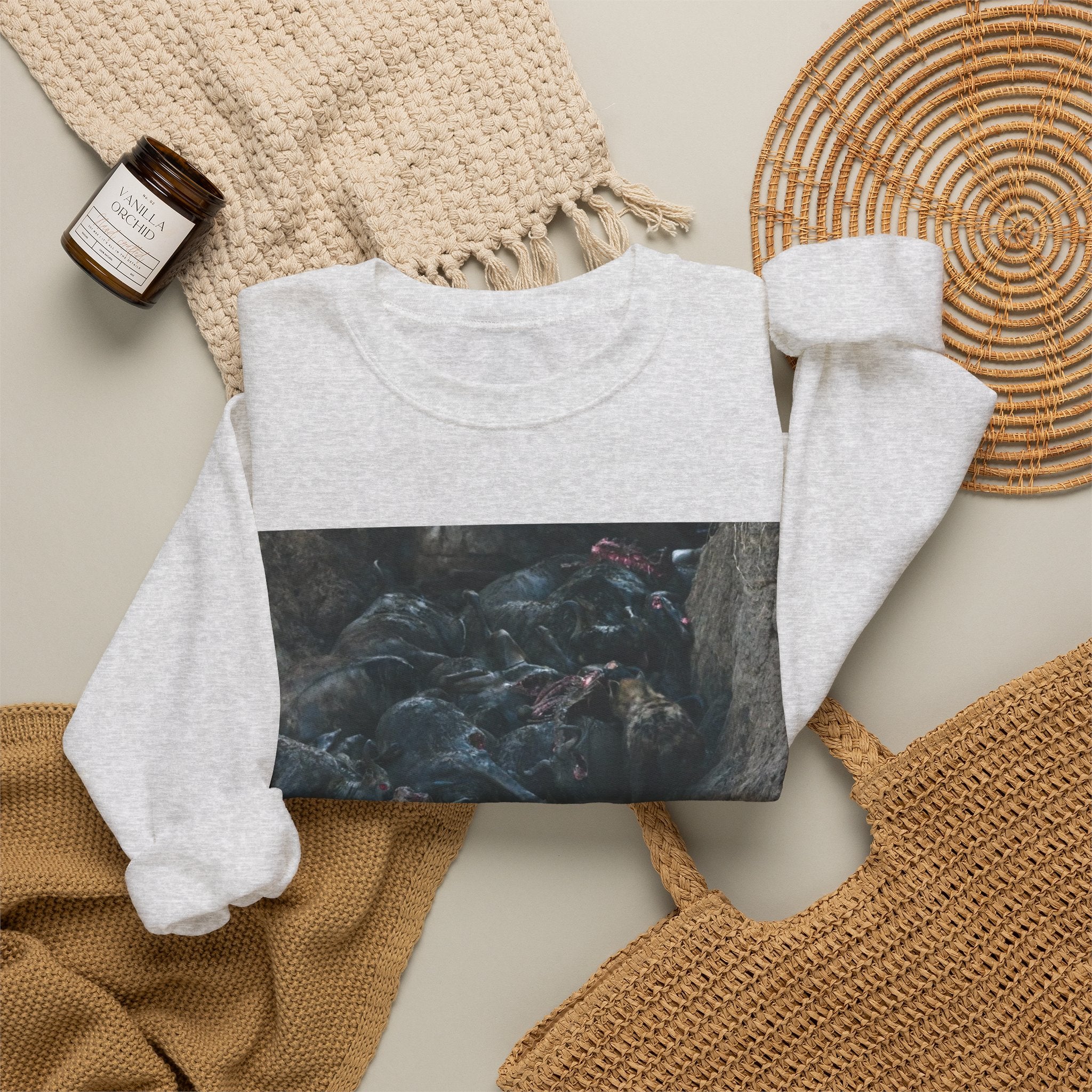 Feast / In The Surge To Cross The Mara River Th... — Hard Crewneck