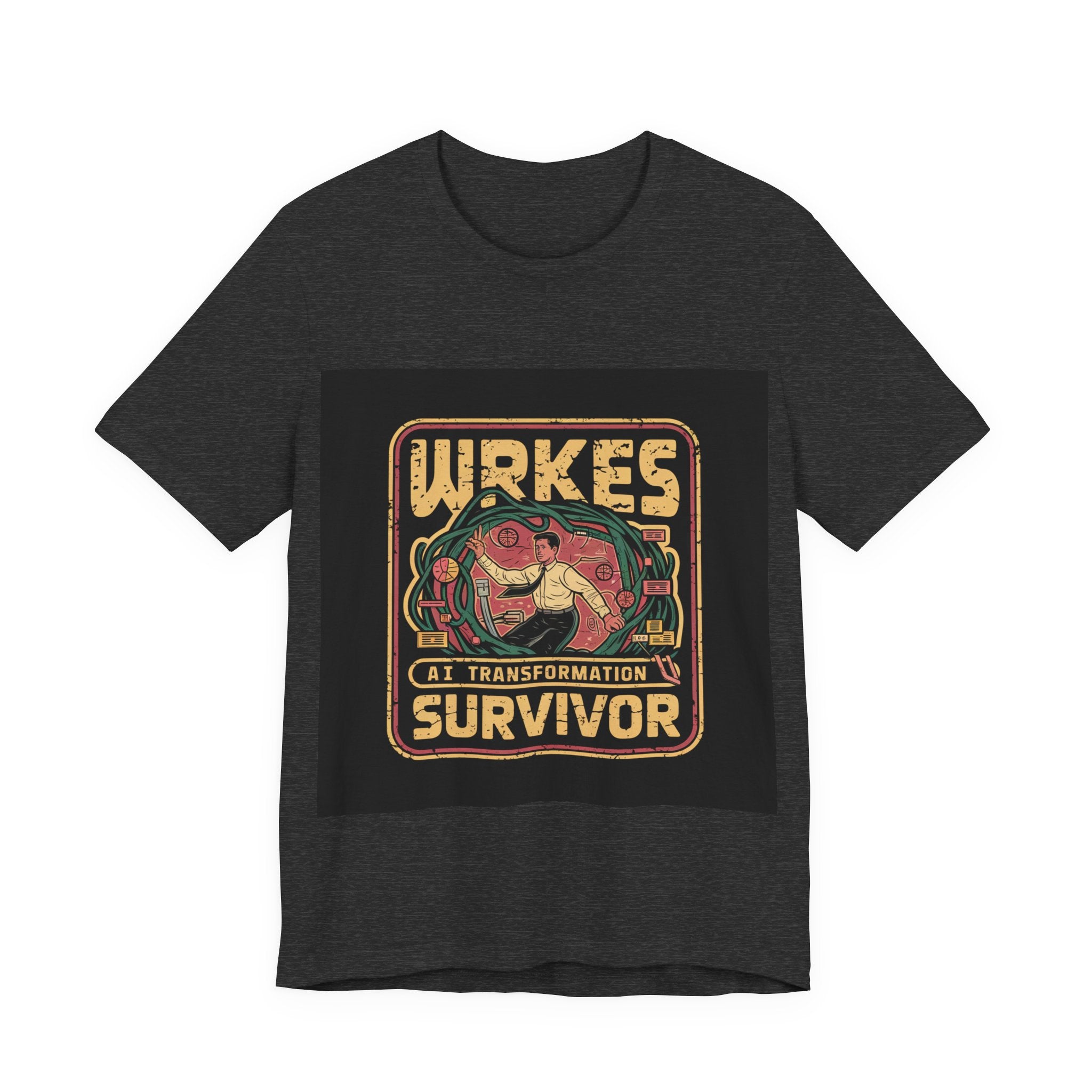 Ai Transformation Survivor - Trendy Teez Funny Tee mockup