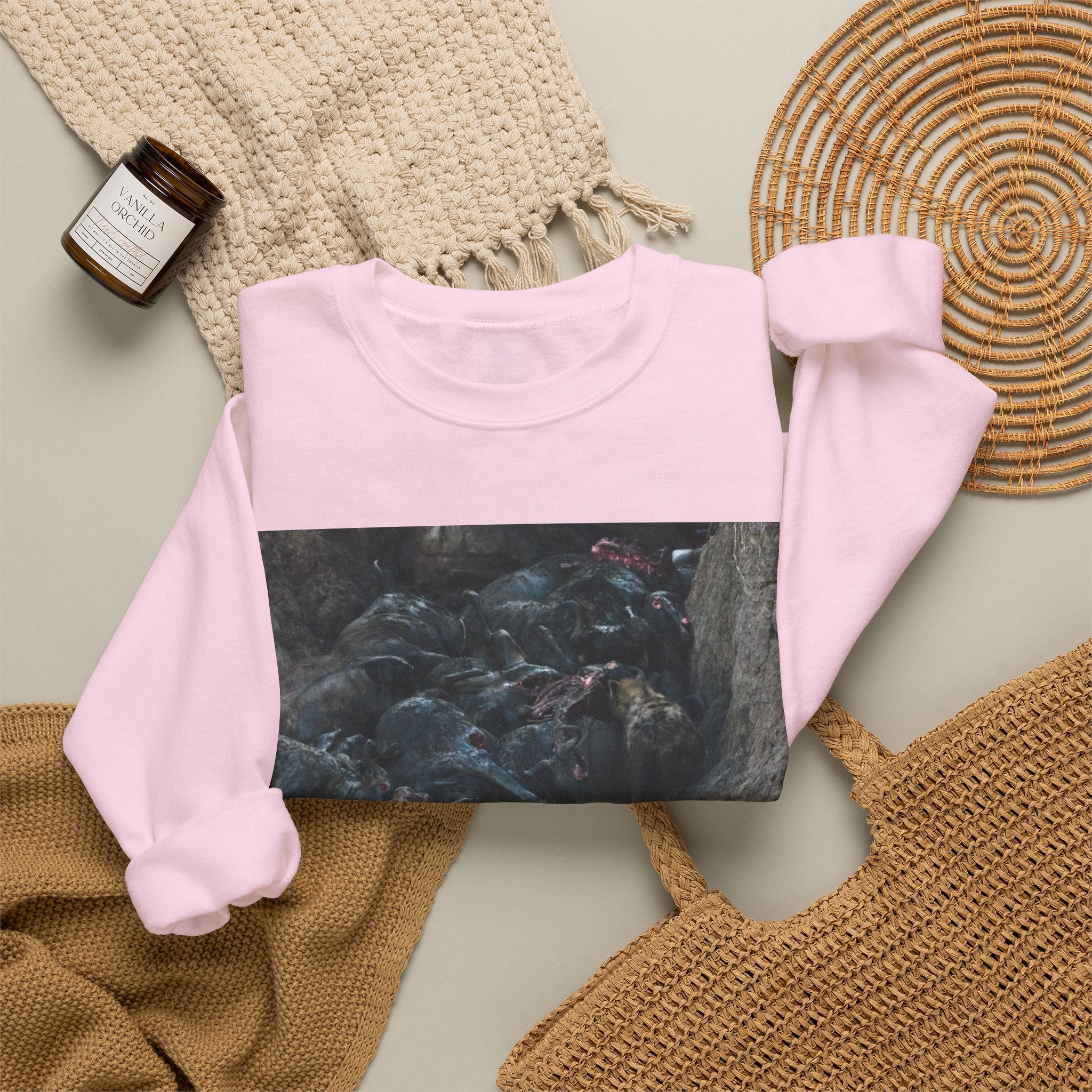 Feast / In The Surge To Cross The Mara River Th... — Hard Crewneck