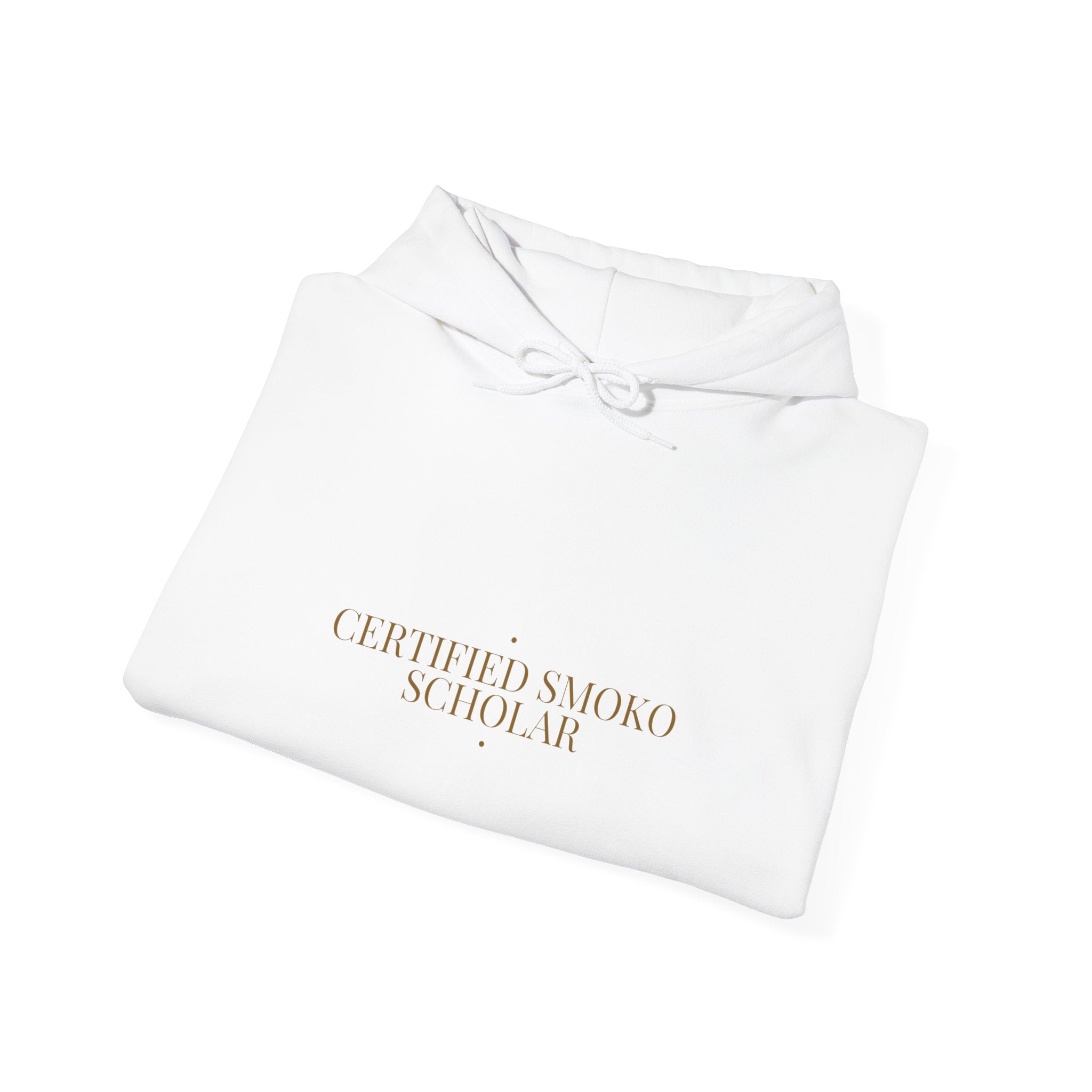 Certified Smoko Scholar - Trendy Teez Funny Hoodie mockup