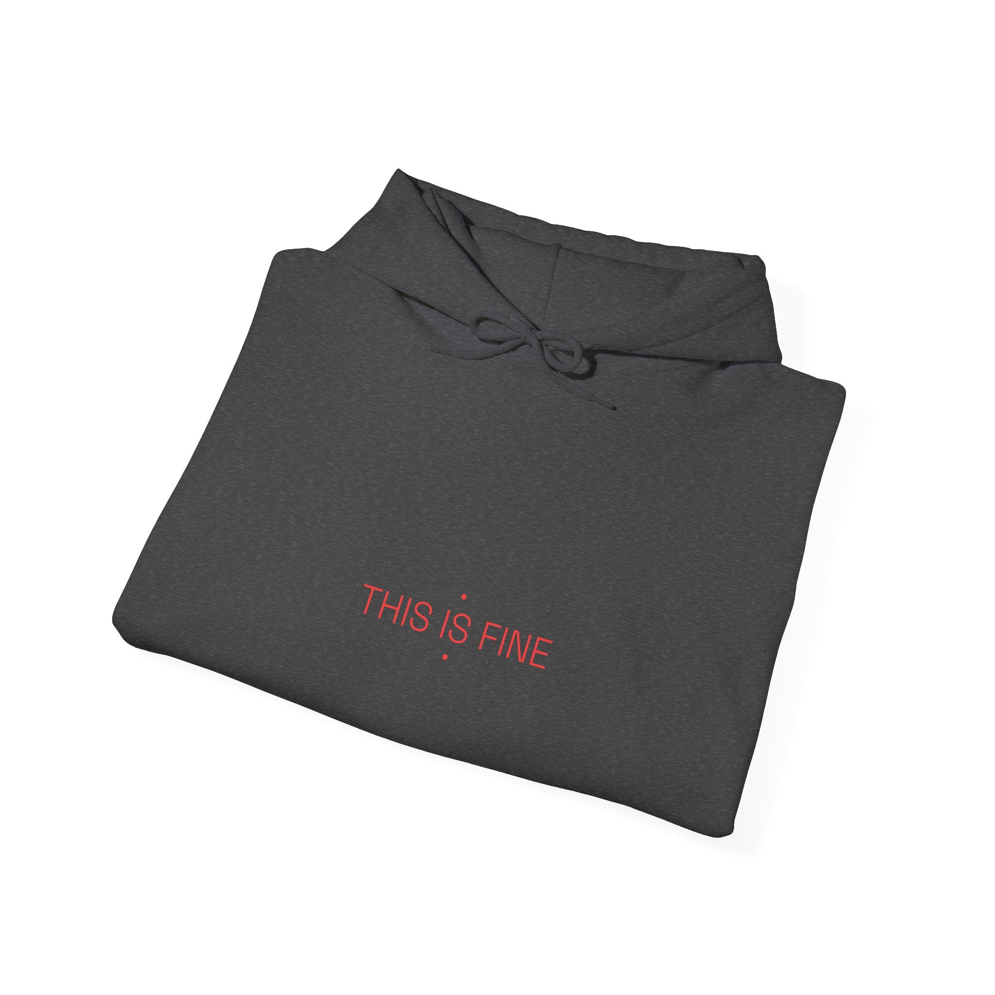 This Is Fine - Trendy Teez Funny Hoodie mockup