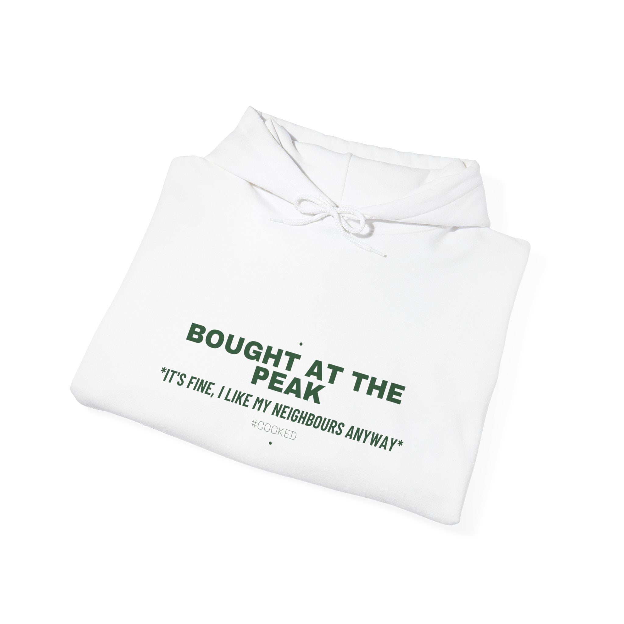 Bought At The Peak - Trendy Teez Funny Hoodie mockup