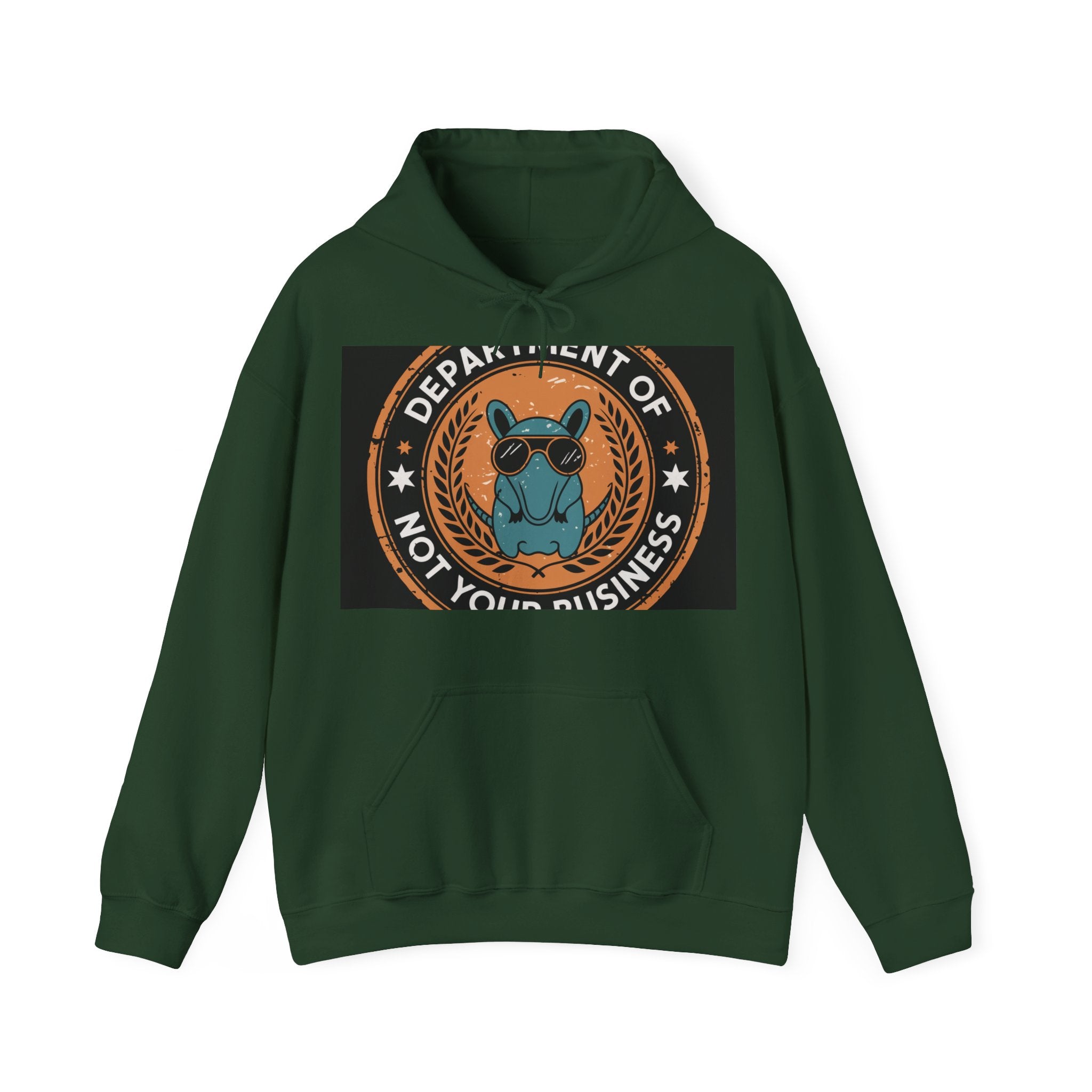 Department Of Not Your Business - Trendy Teez Funny Hoodie mockup