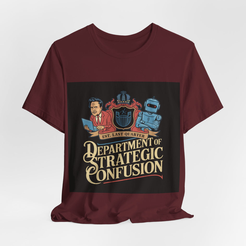 Department Of Strategic Confusion - Trendy Teez Funny Tee mockup