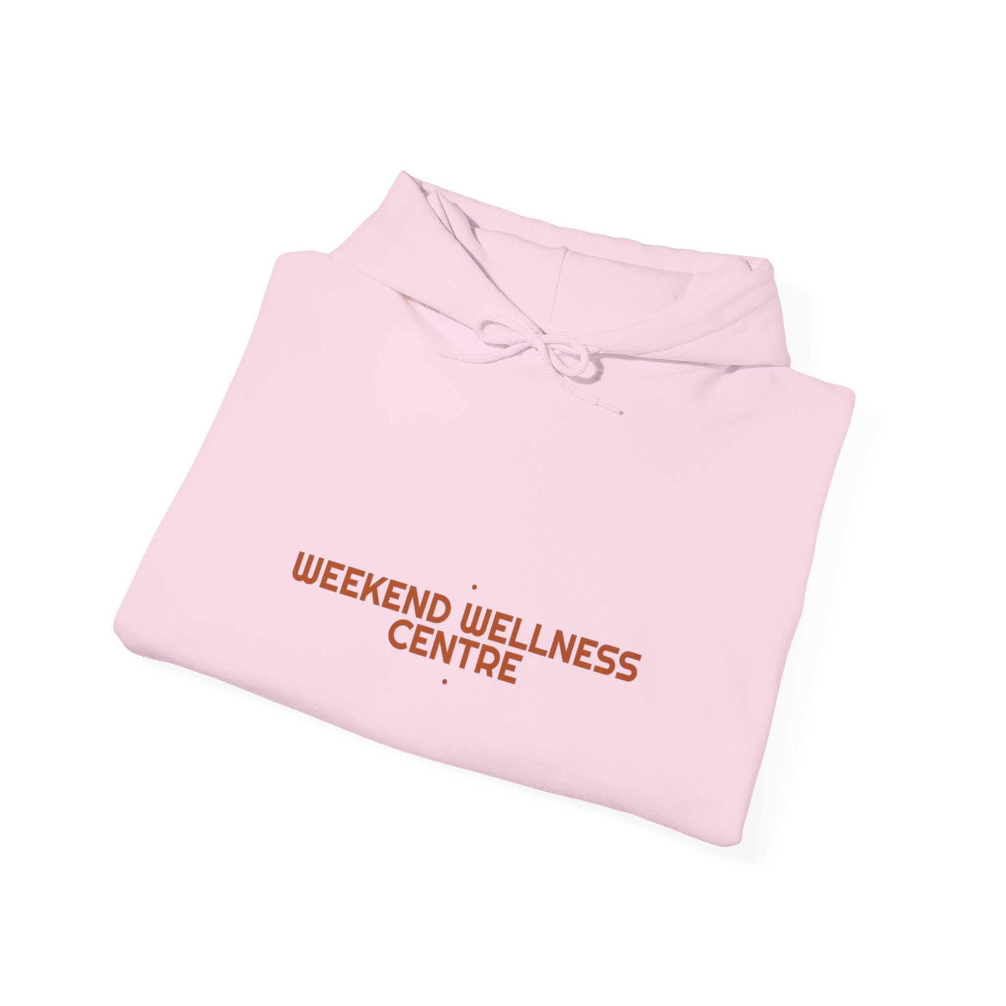 Weekend Wellness Centre - Trendy Teez Funny Hoodie mockup