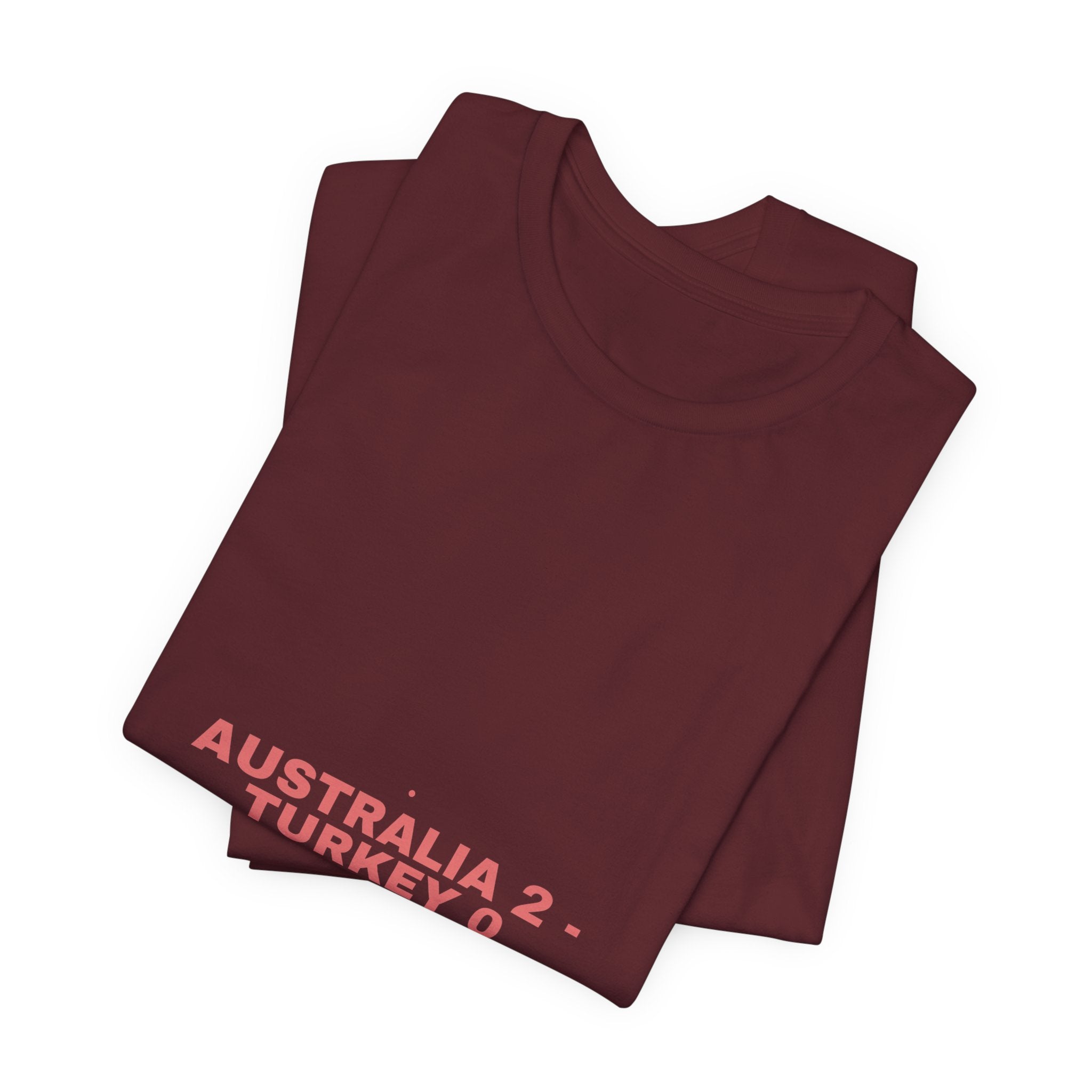 Australia 2 - Turkey 0 - Trendy Teez Funny Tee mockup