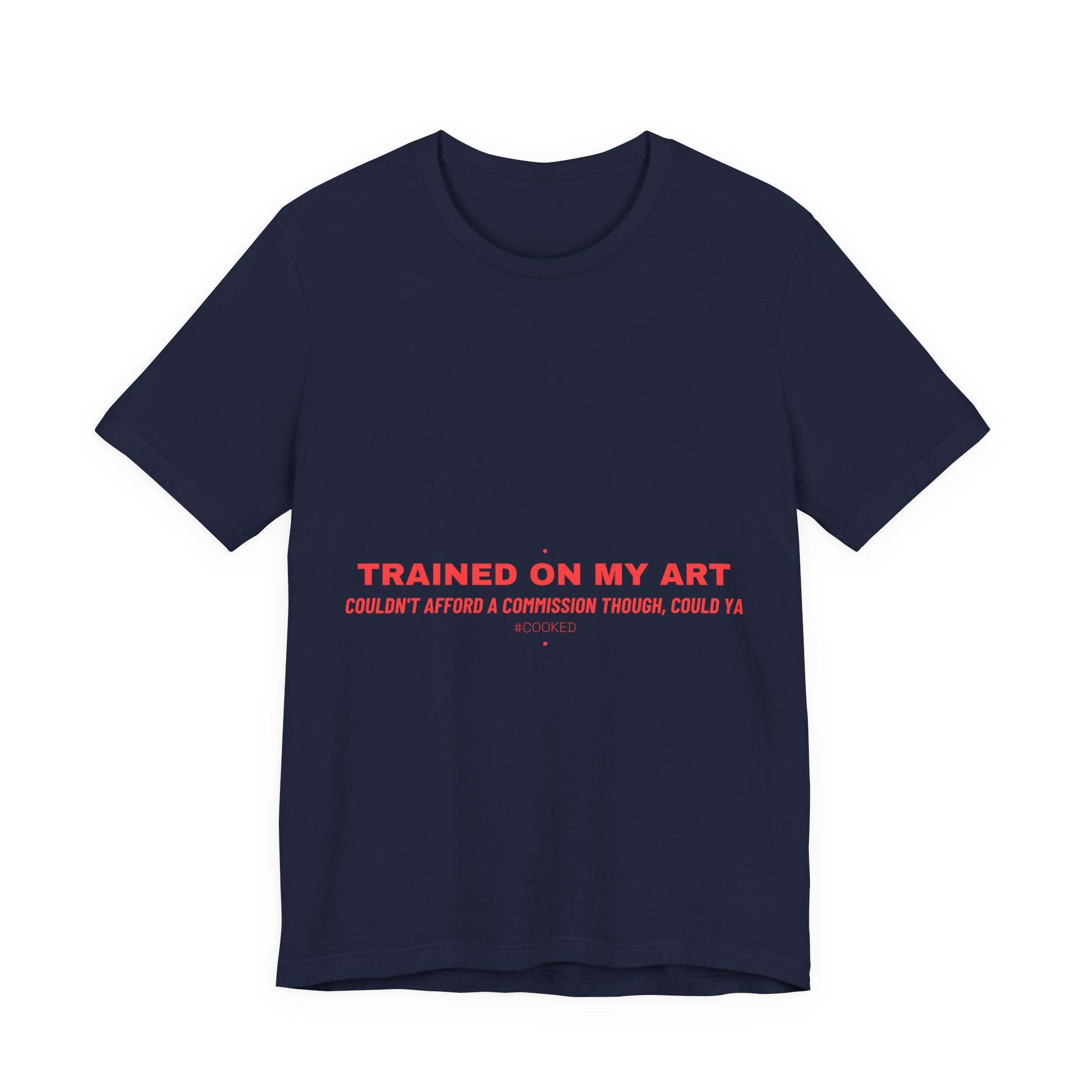 Trained On My Art - Trendy Teez Funny Tee mockup
