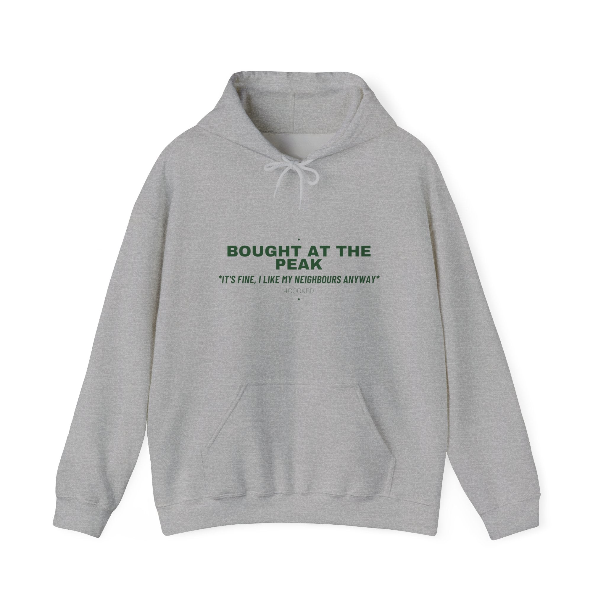 Bought At The Peak - Trendy Teez Funny Hoodie mockup