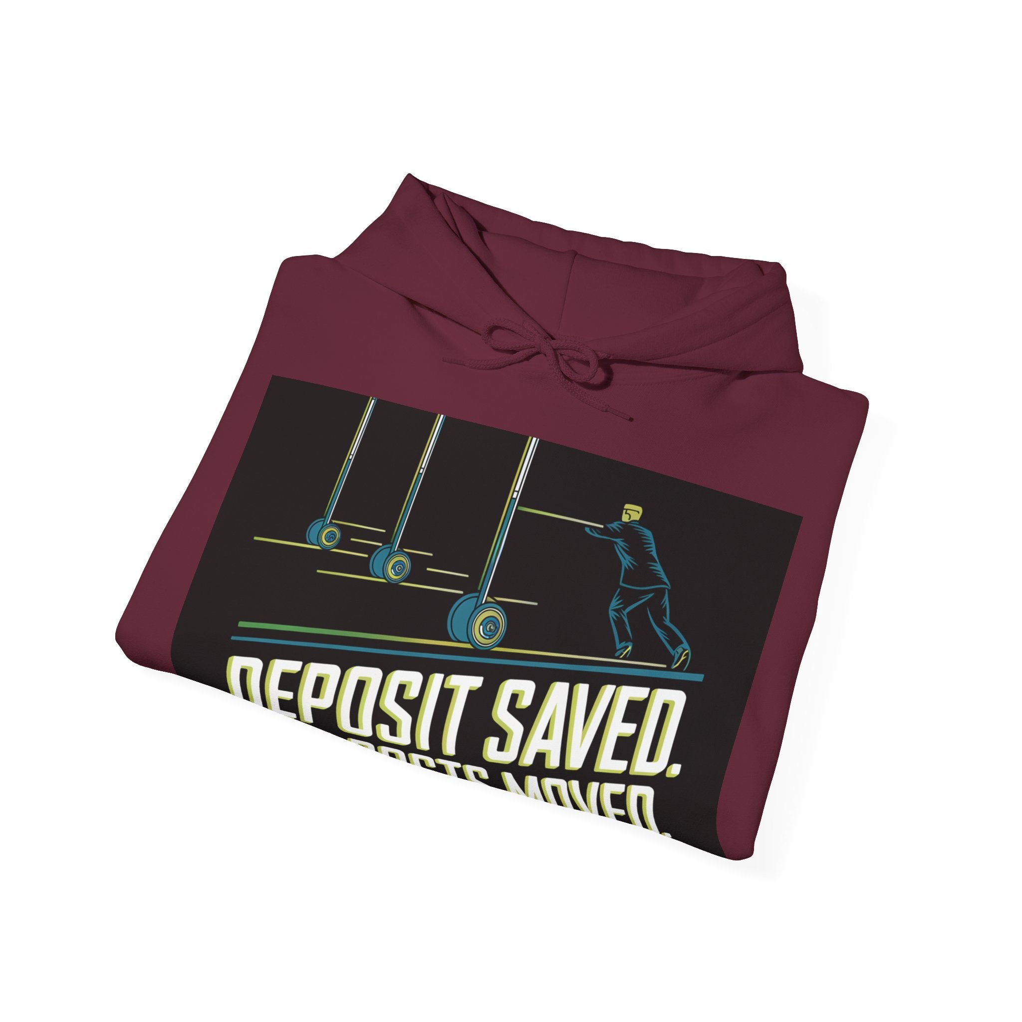 Deposit Saved. Goalposts Moved. - Trendy Teez Funny Hoodie mockup