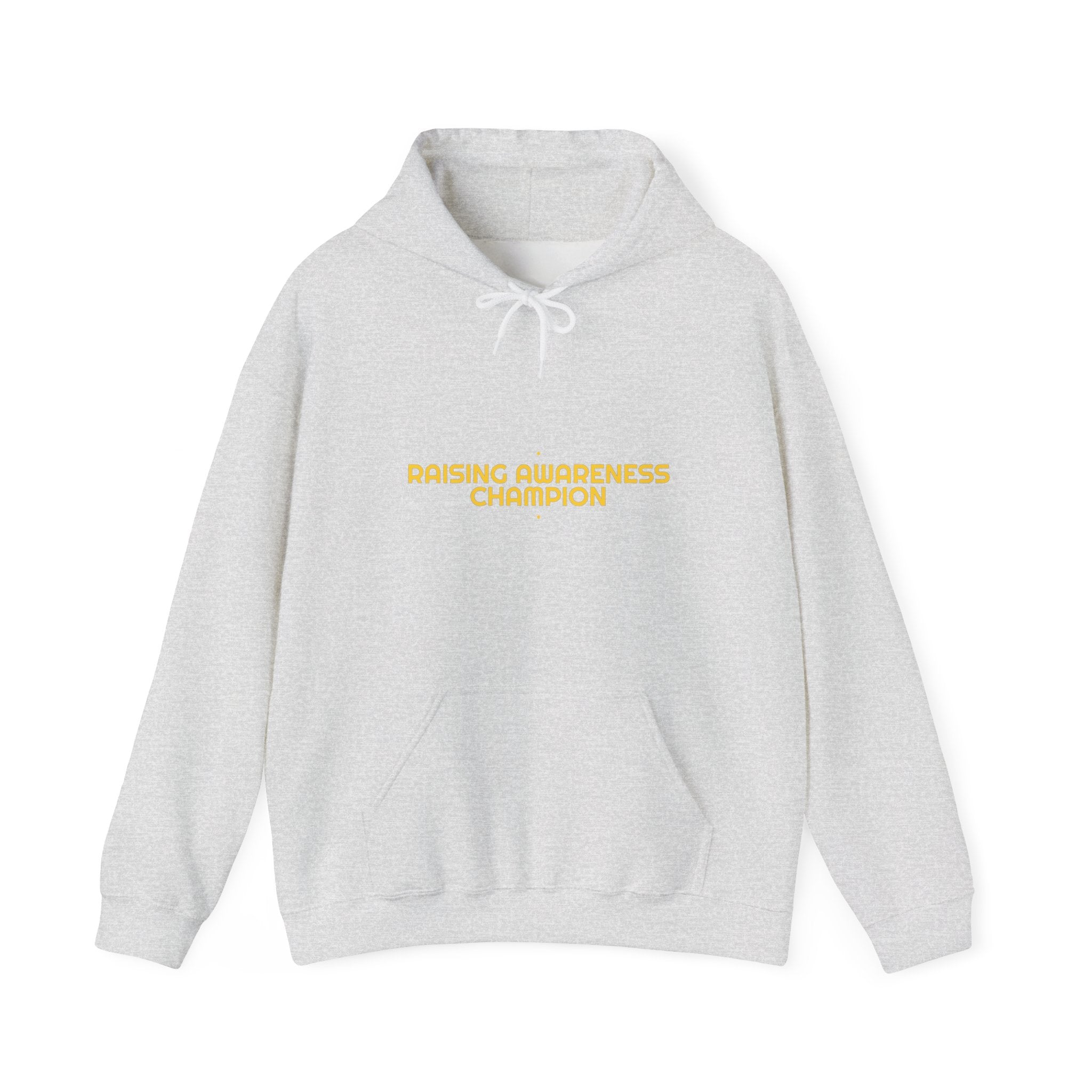 Raising Awareness Champion - Trendy Teez Funny Hoodie mockup