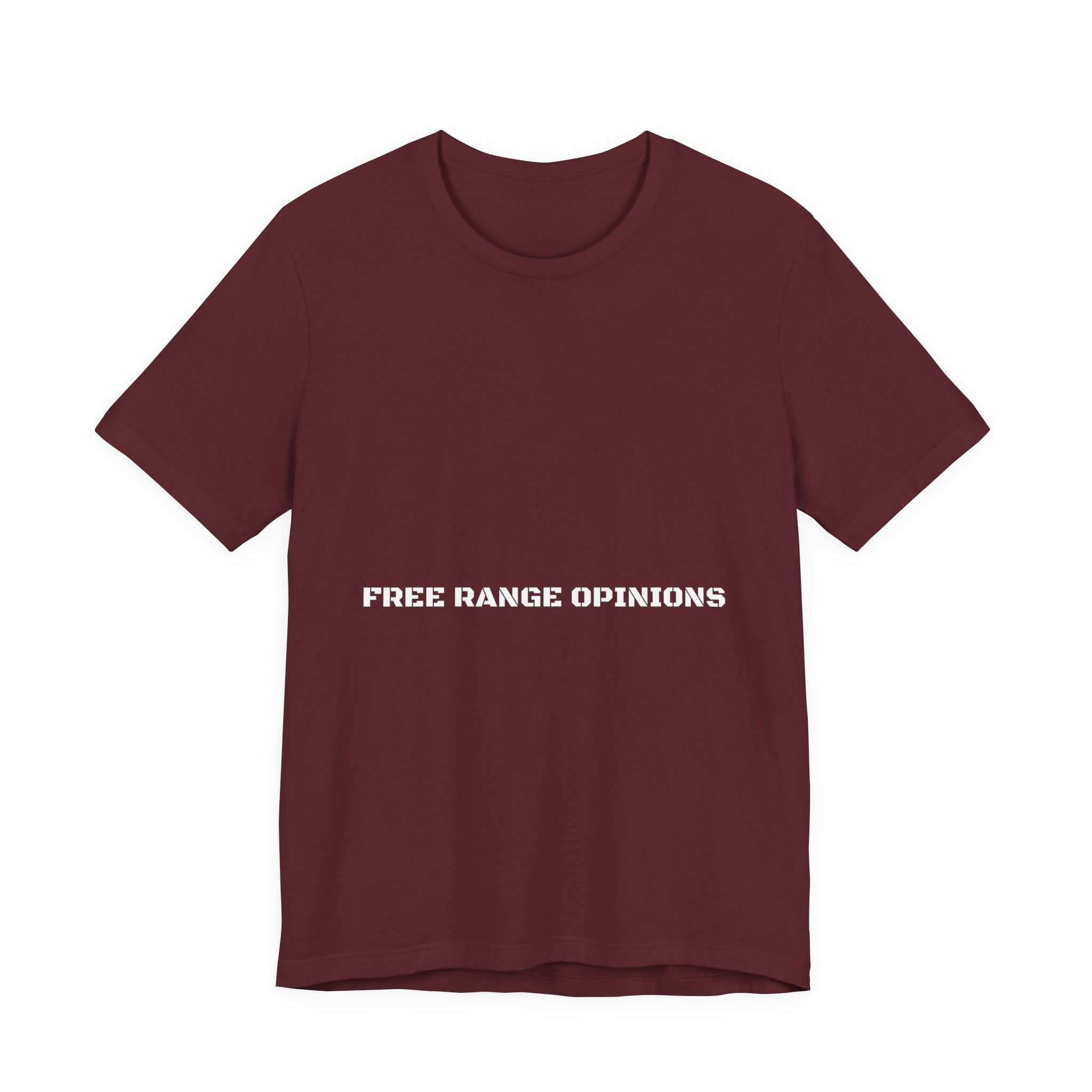 Free Range Opinions - Trendy Teez Funny Tee mockup
