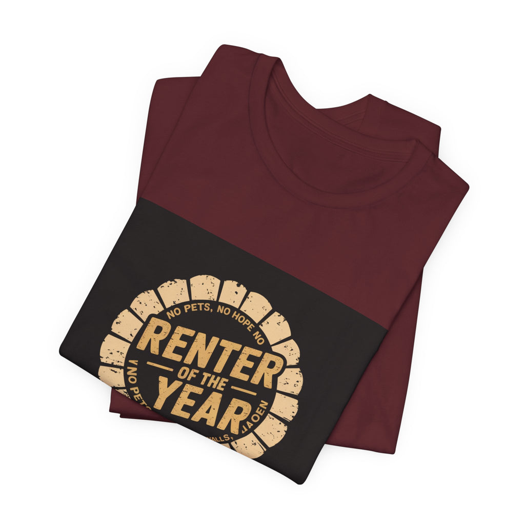 Renter Of The Year - Trendy Teez Funny Tee mockup