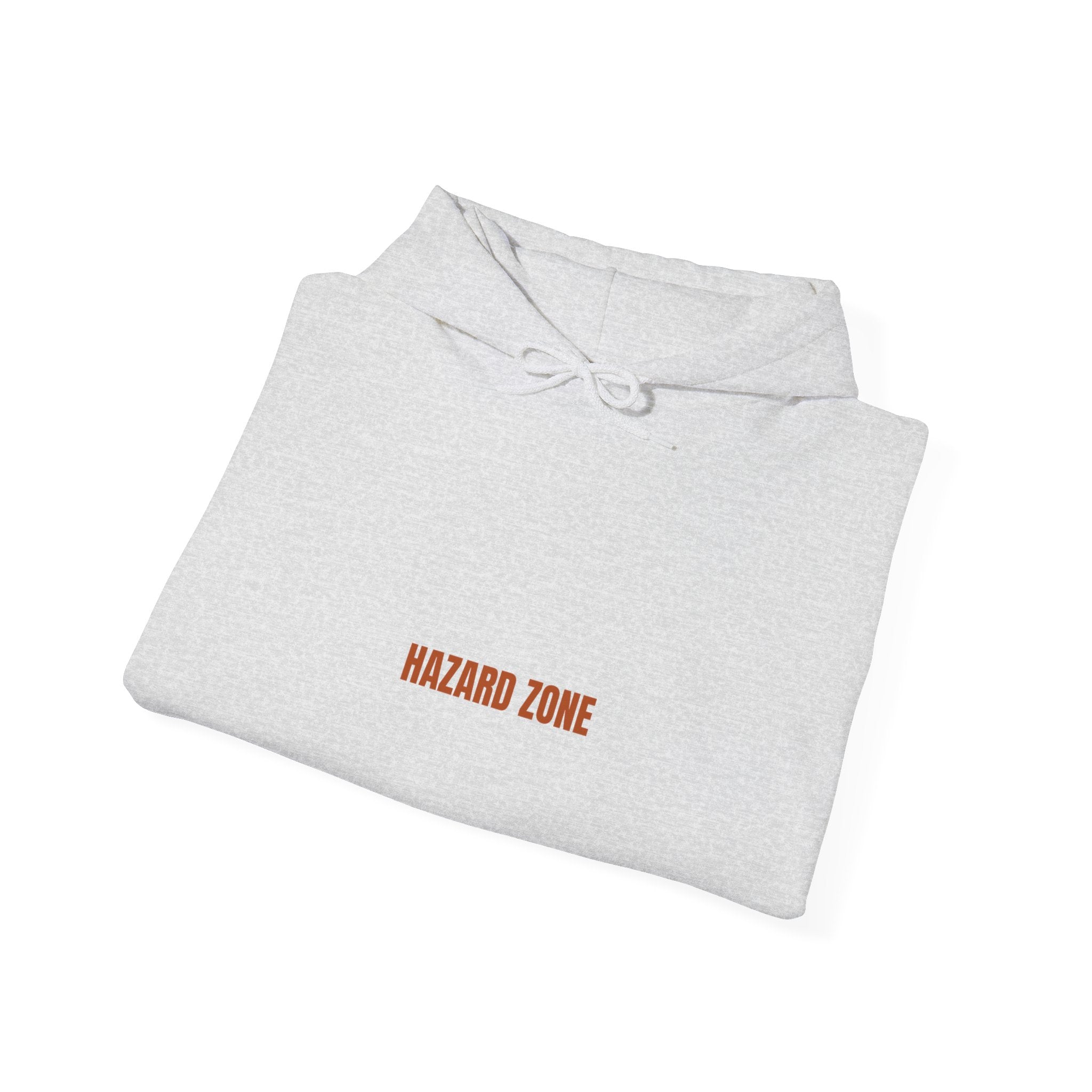 Hazard Zone - Trendy Teez Funny Hoodie mockup