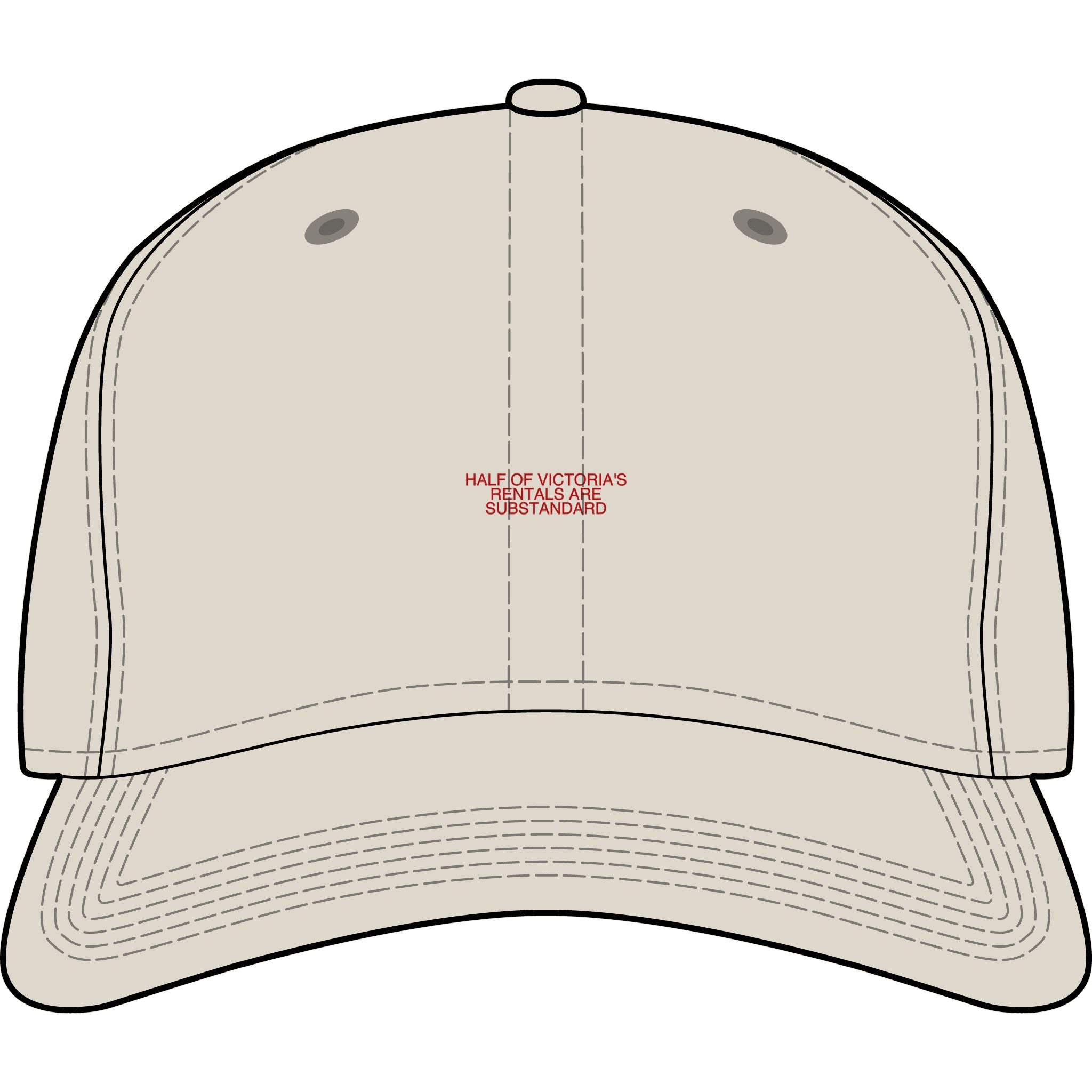Half Of Victoria'S Rentals Are Substandard - Trendy Teez Funny Cap mockup