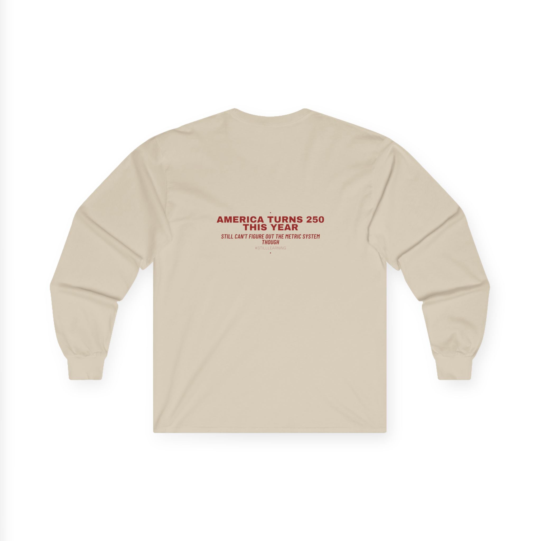 America Turns 250 This Year — Funny Long Sleeve (Back Print)