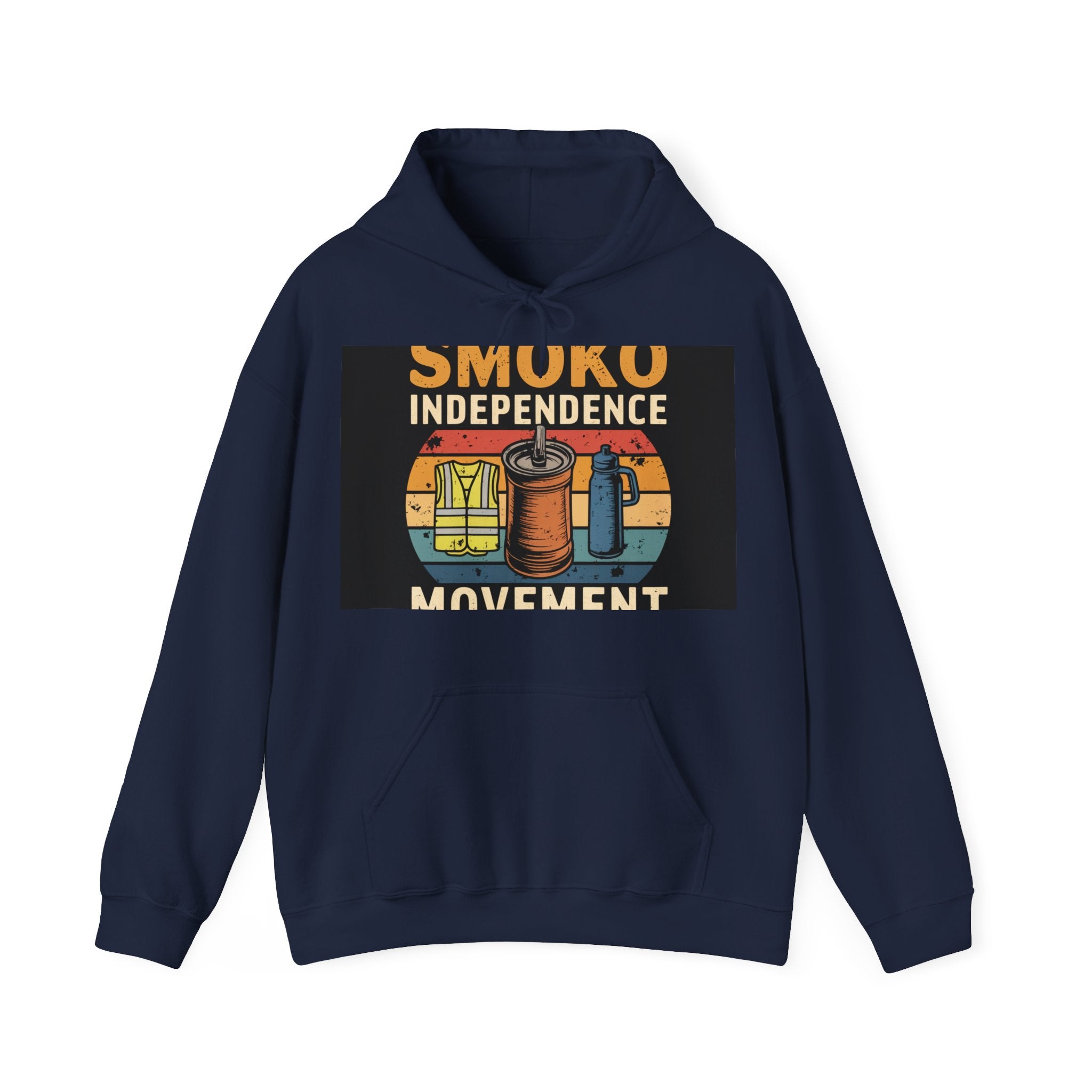 Smoko Independence Movement - Trendy Teez Funny Hoodie mockup