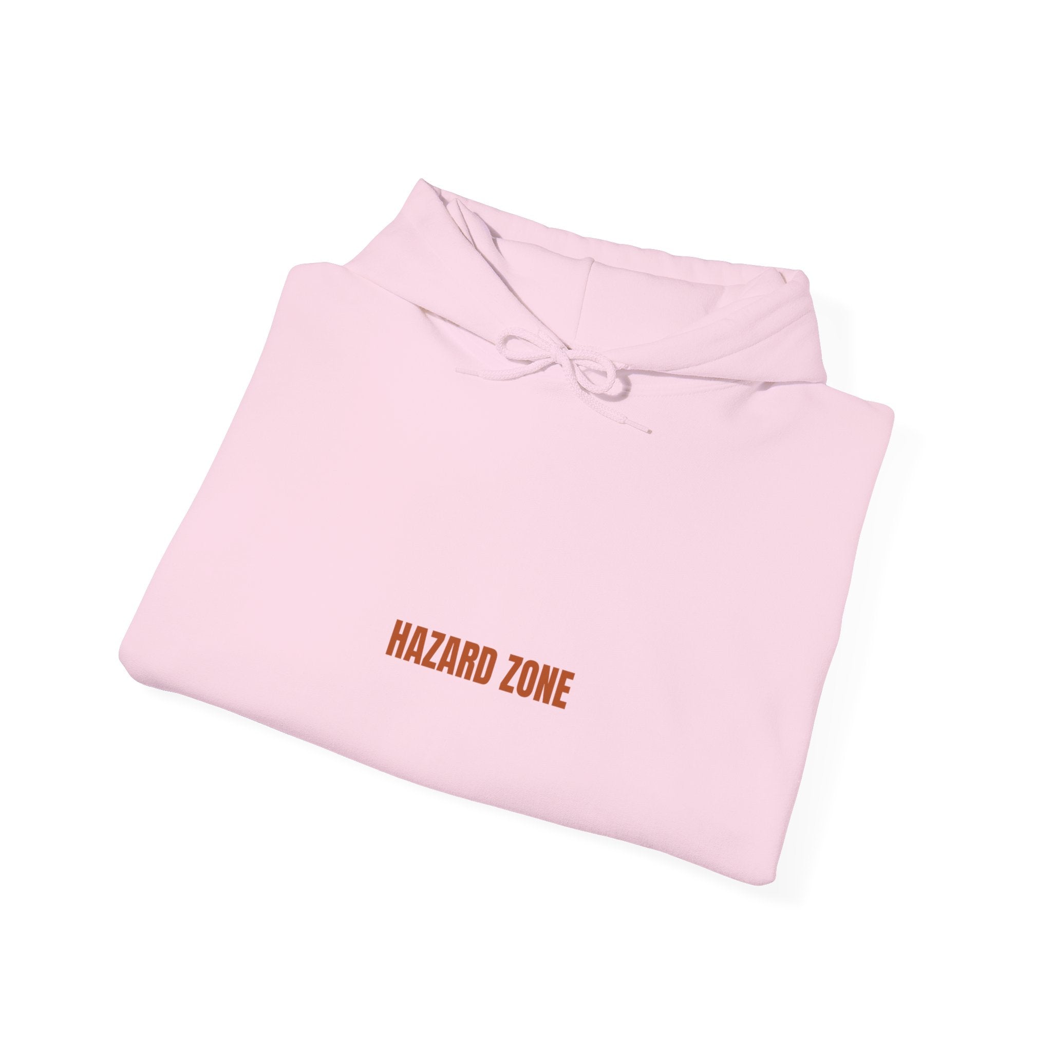 Hazard Zone - Trendy Teez Funny Hoodie mockup