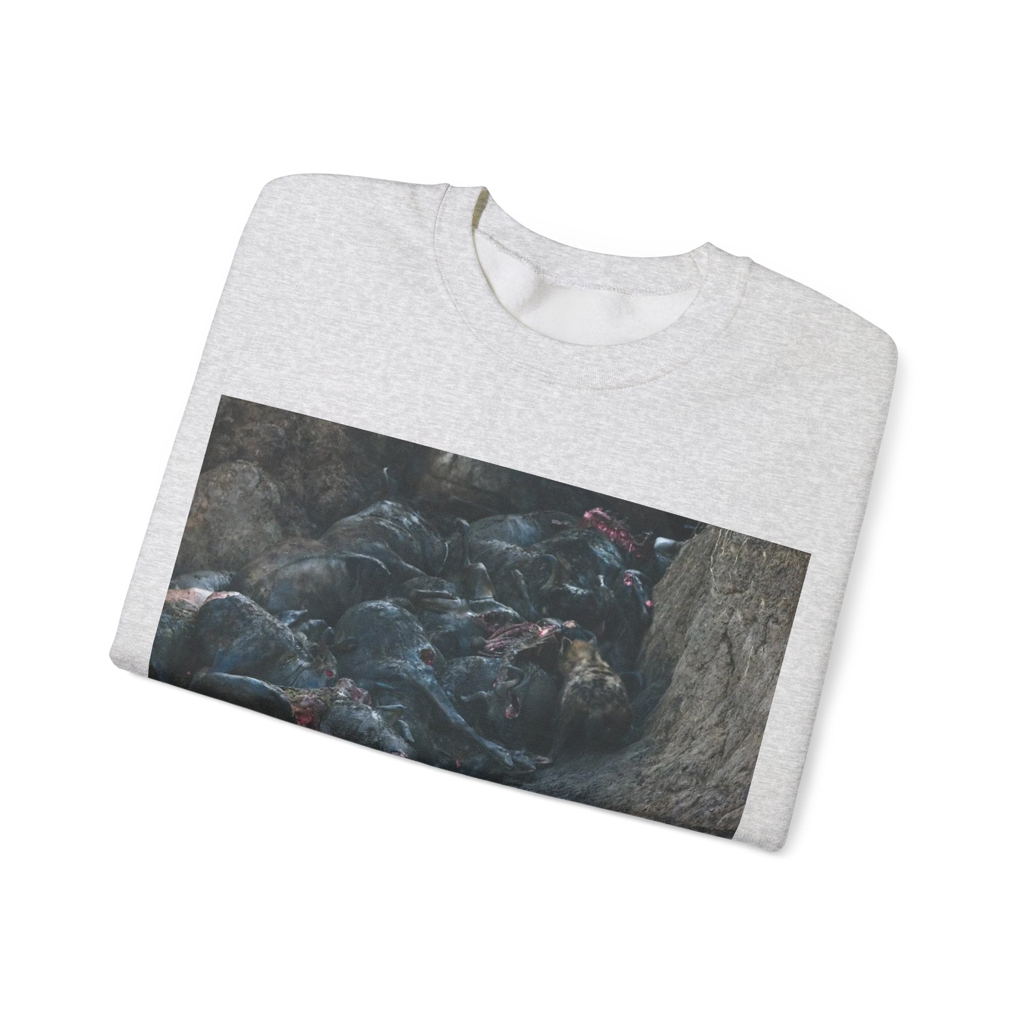 Feast / In The Surge To Cross The Mara River Th... — Hard Crewneck