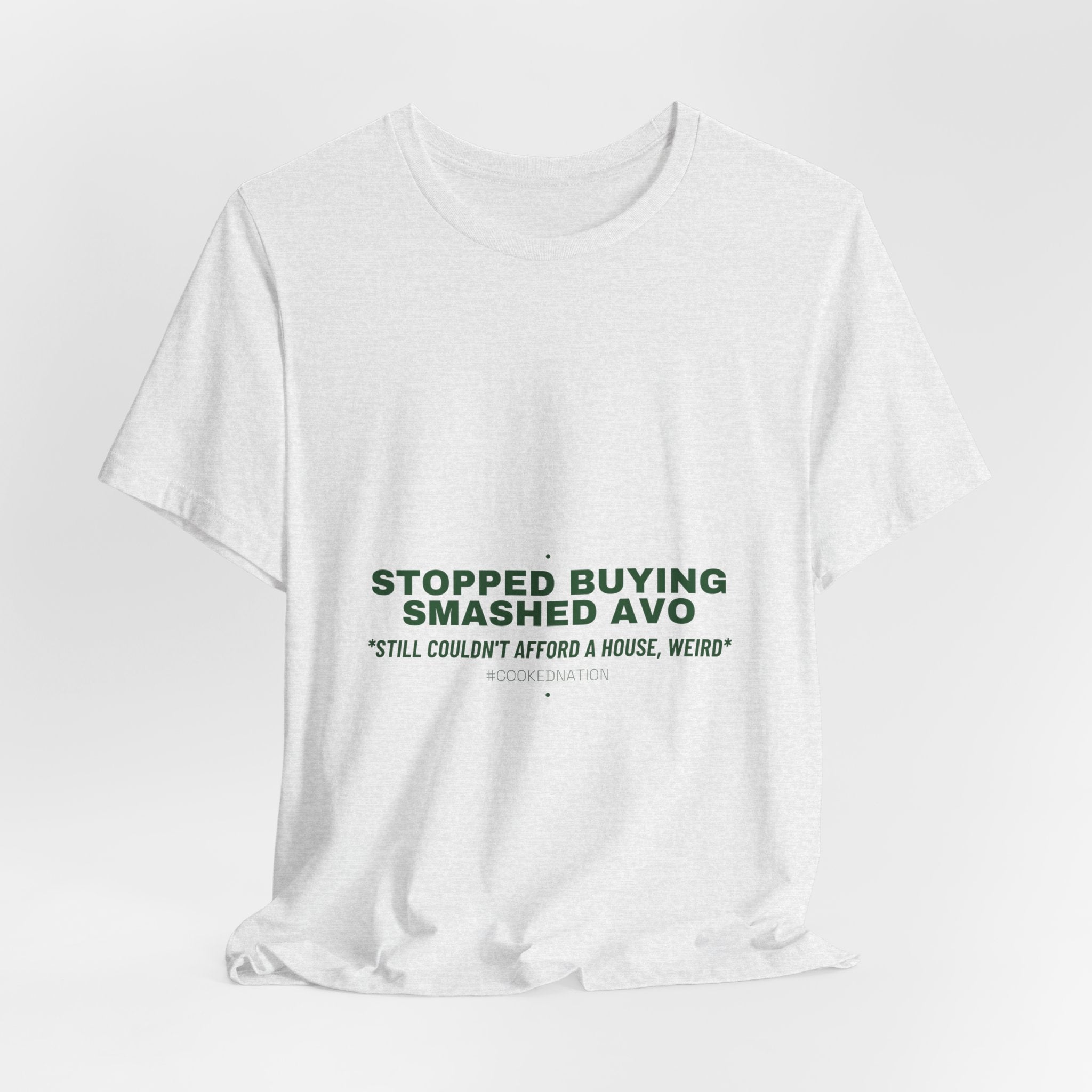 Stopped Buying Smashed Avo - Trendy Teez Funny Tee mockup