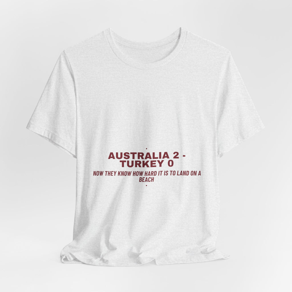 Australia 2 - Turkey 0 - Trendy Teez Funny Tee mockup