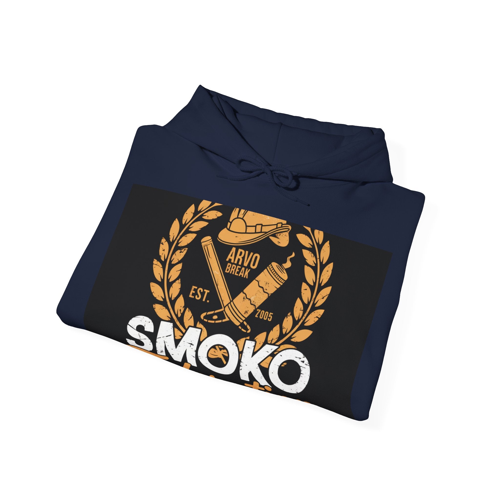 Smoko Federation - Trendy Teez Funny Hoodie mockup