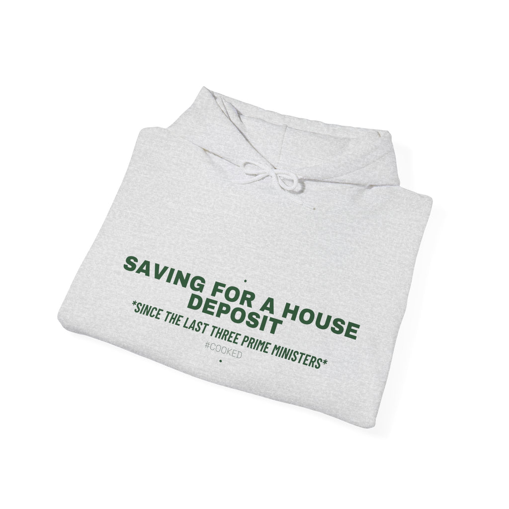 Saving For A House Deposit - Trendy Teez Funny Hoodie mockup