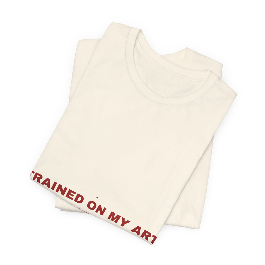 Trained On My Art - Trendy Teez Funny Tee mockup