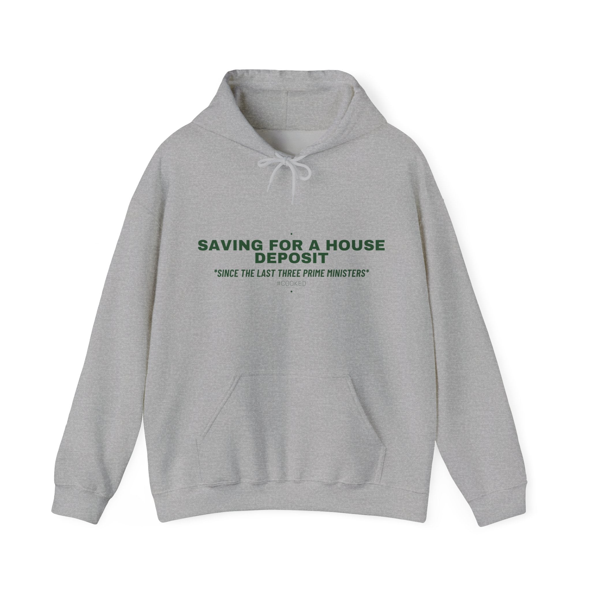 Saving For A House Deposit - Trendy Teez Funny Hoodie mockup