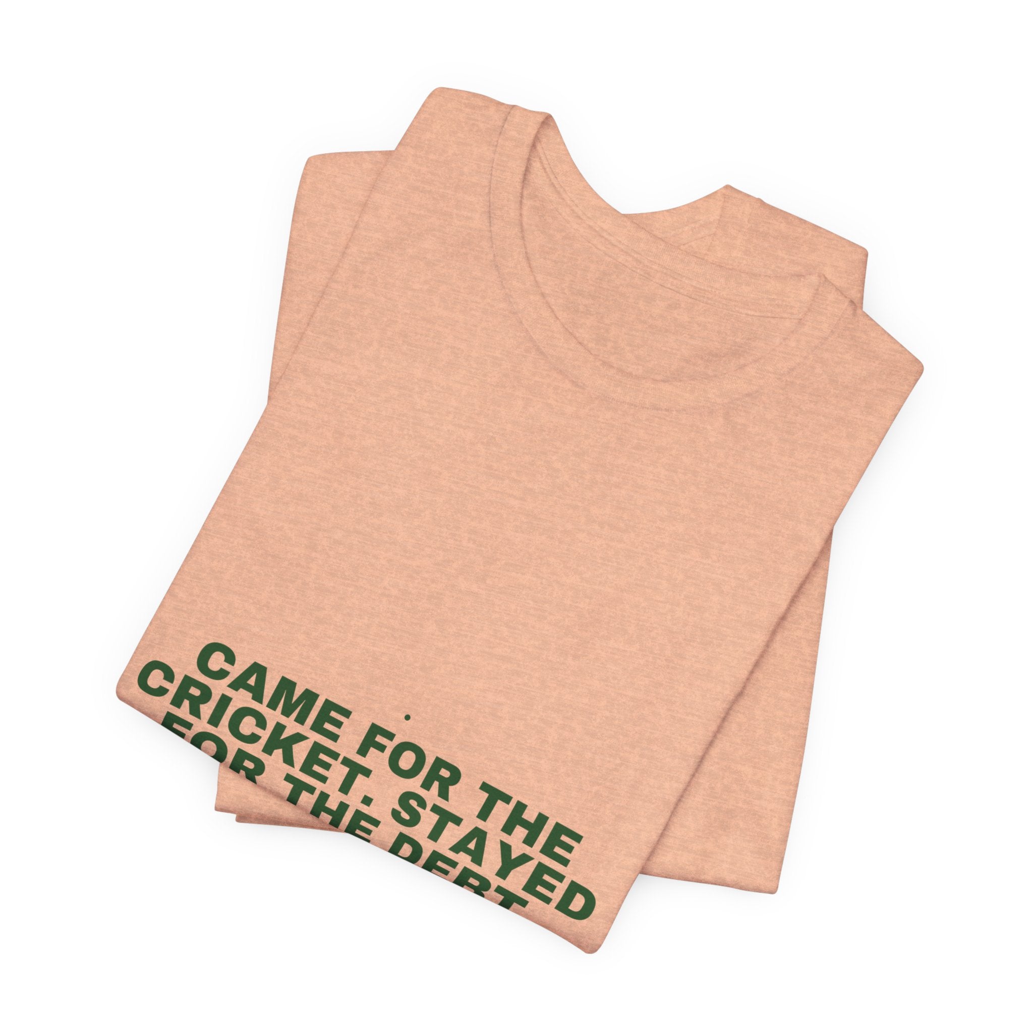 Came For The Cricket. Stayed For The Debt. - Trendy Teez Funny Tee mockup