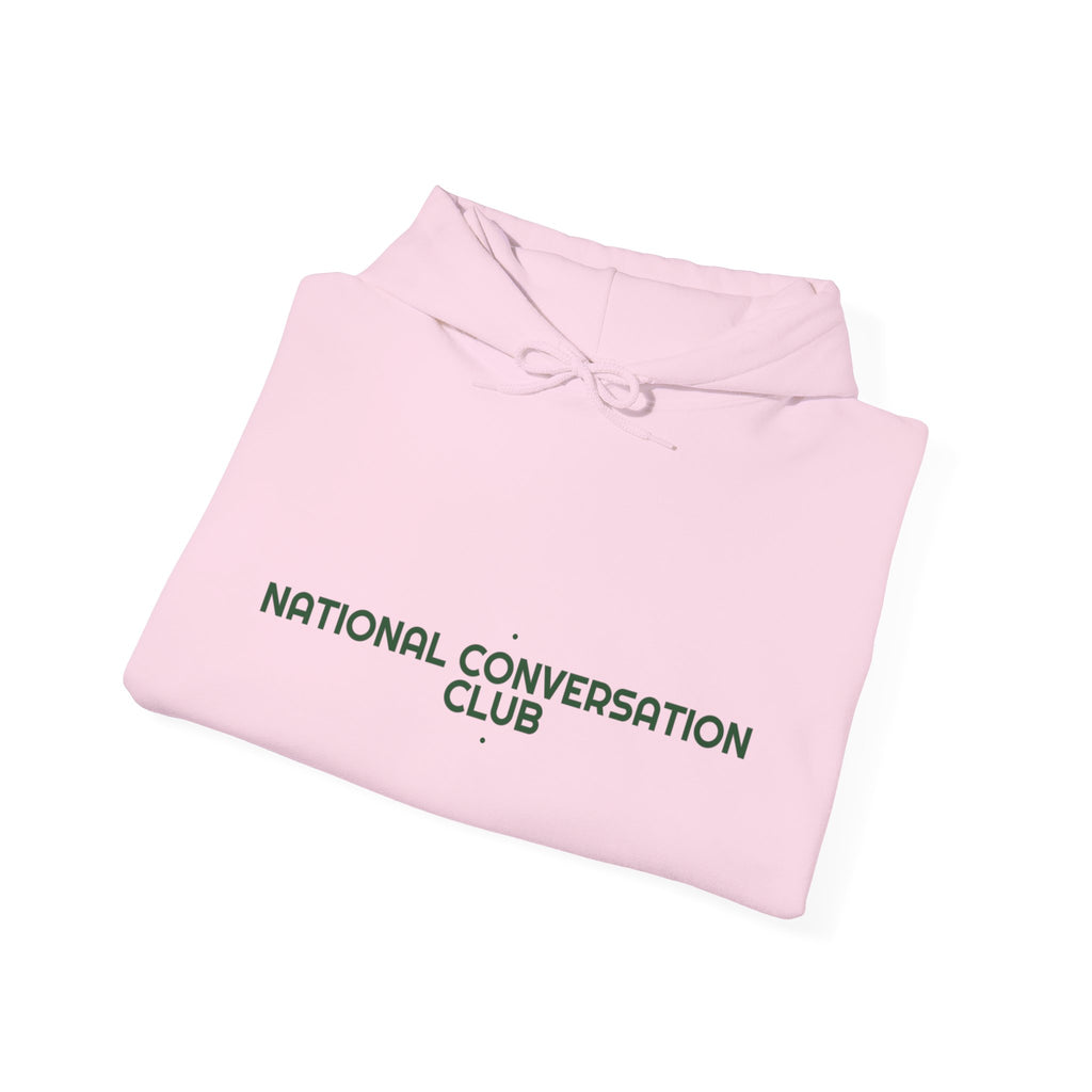 National Conversation Club - Trendy Teez Funny Hoodie mockup