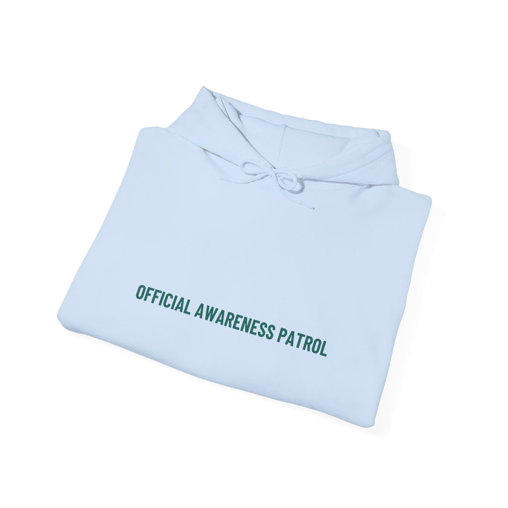 Official Awareness Patrol - Trendy Teez Funny Hoodie mockup
