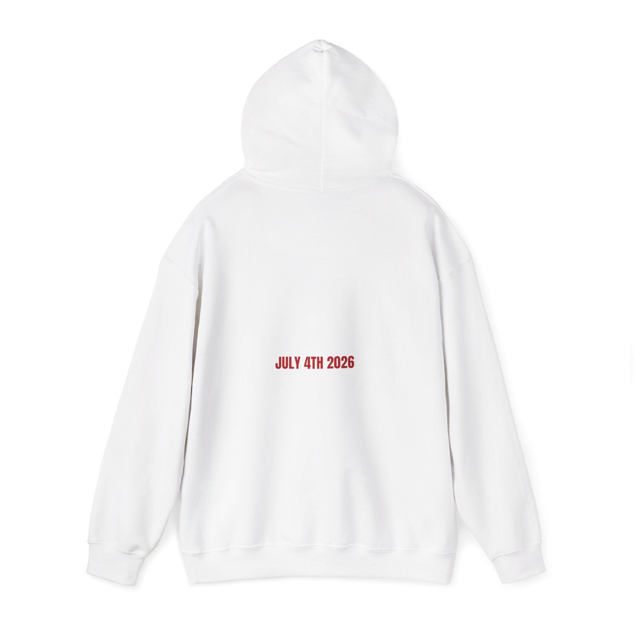 July 4Th 2026 - Trendy Teez Funny Hoodie (Back Print) mockup
