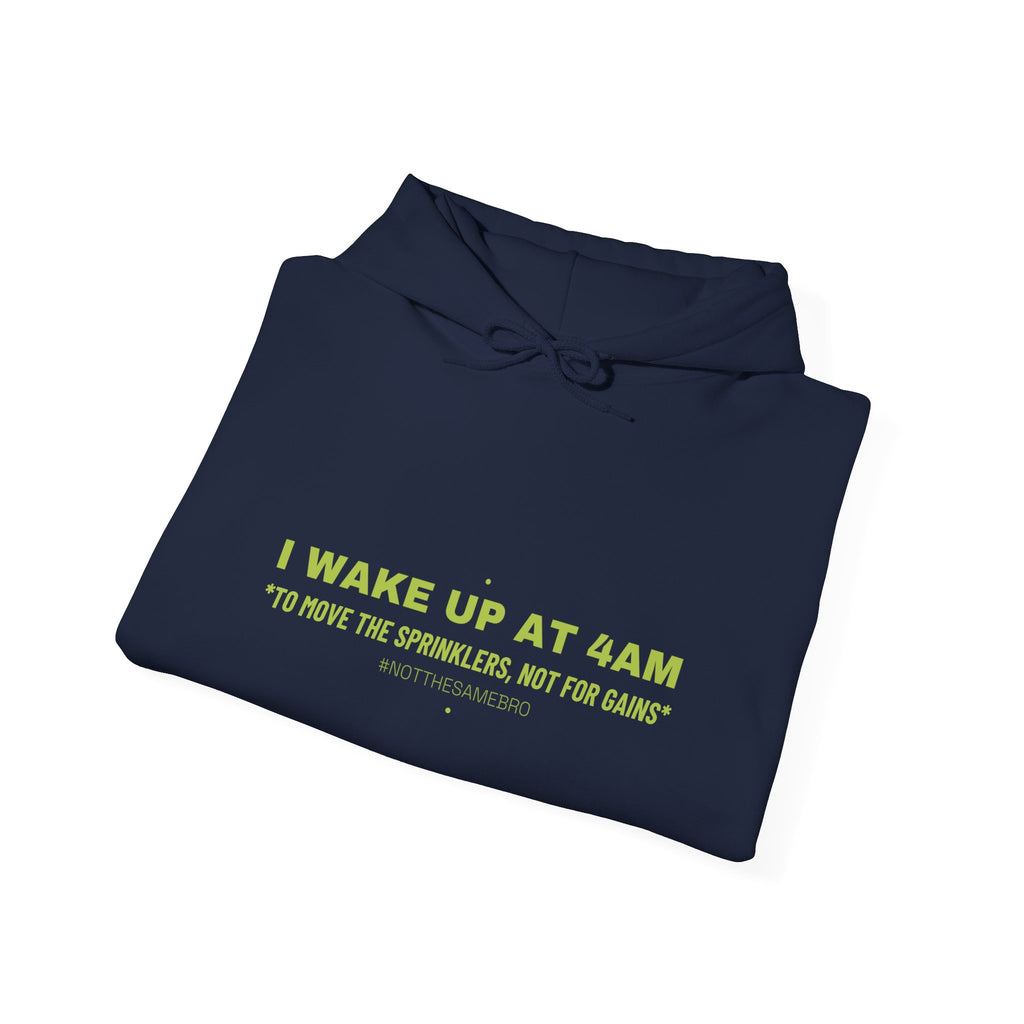I Wake Up At 4Am - Trendy Teez Funny Hoodie mockup