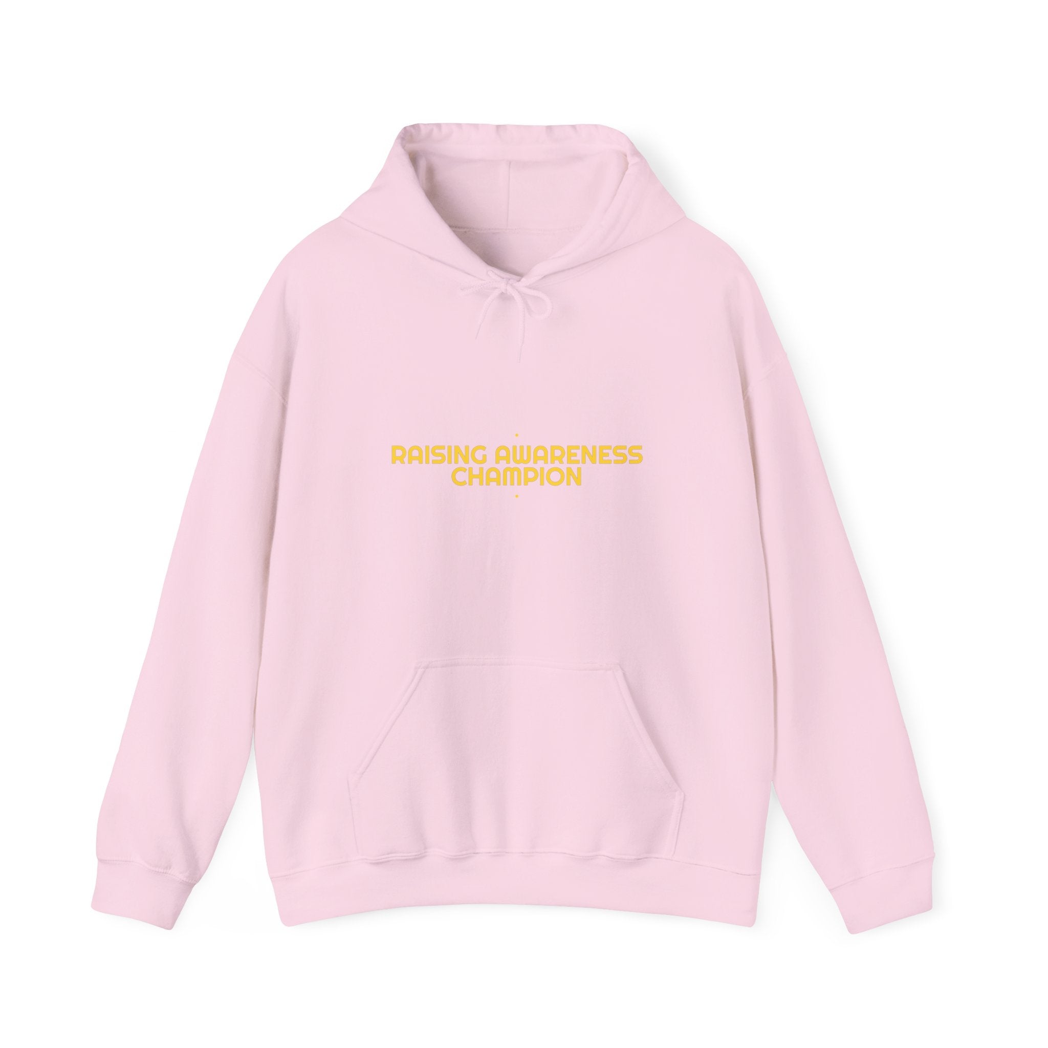 Raising Awareness Champion - Trendy Teez Funny Hoodie mockup