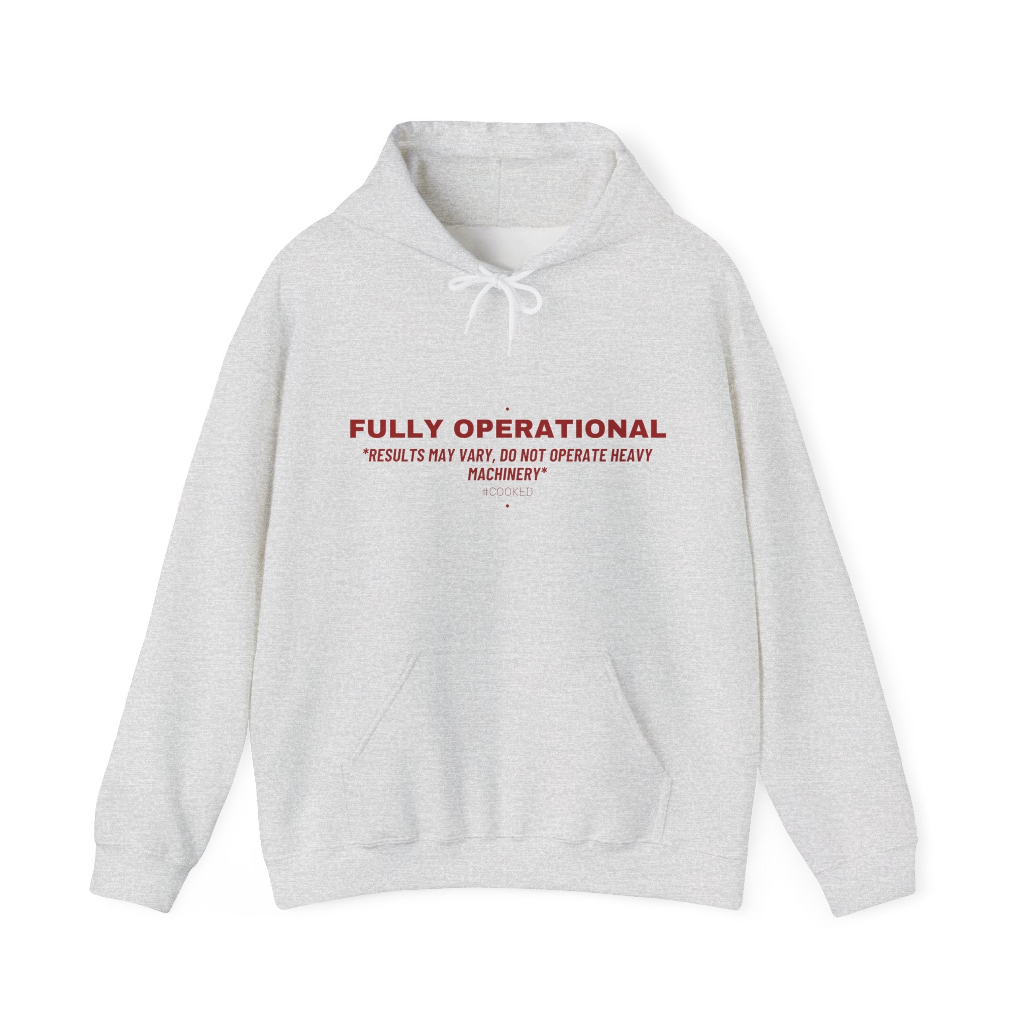 Fully Operational - Trendy Teez Funny Hoodie mockup