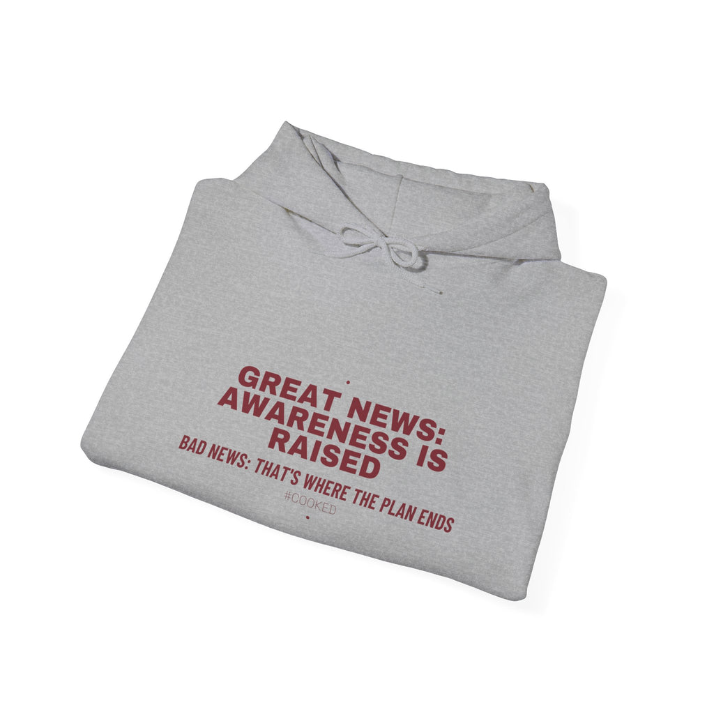 Great News: Awareness Is Raised - Trendy Teez Funny Hoodie mockup