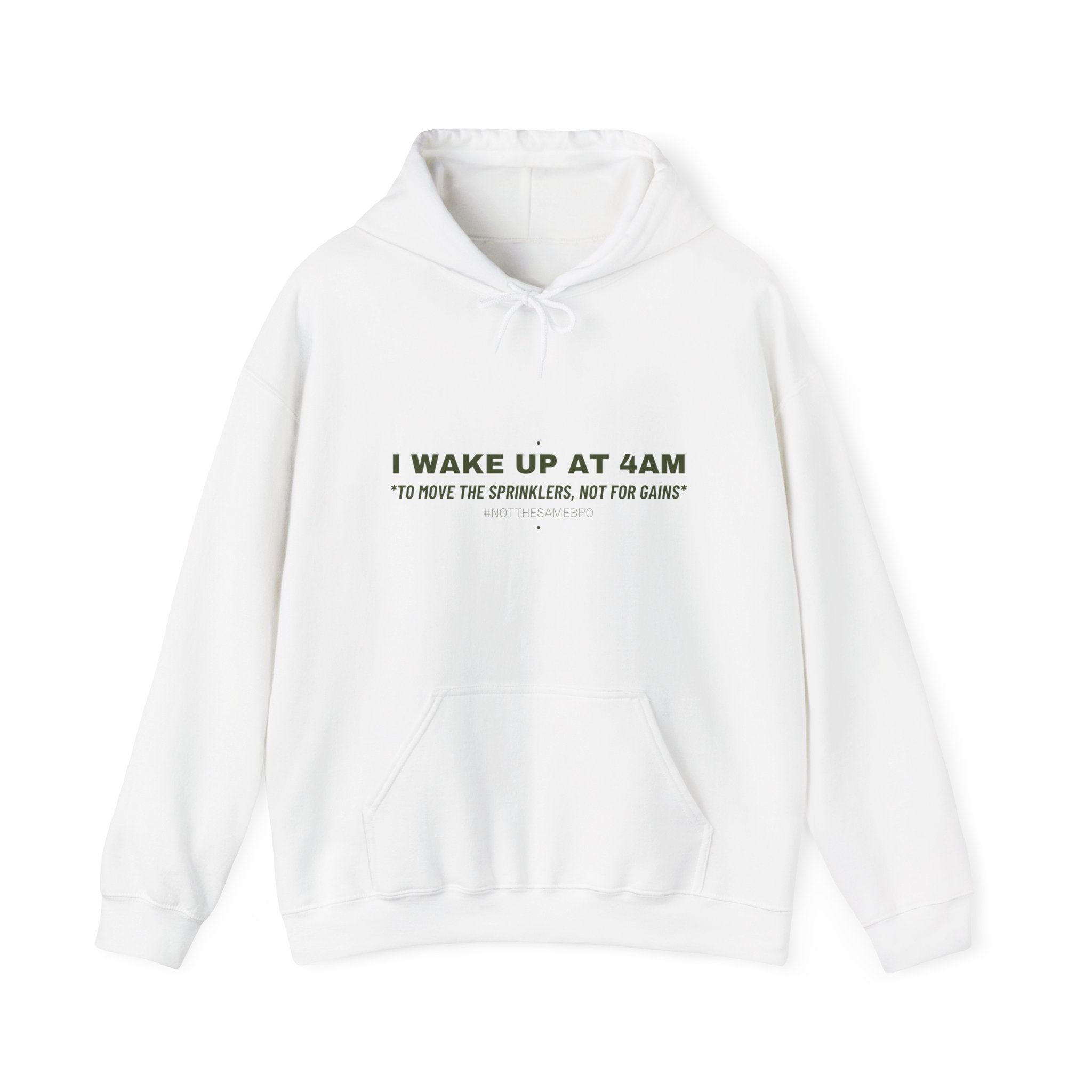 I Wake Up At 4Am - Trendy Teez Funny Hoodie mockup