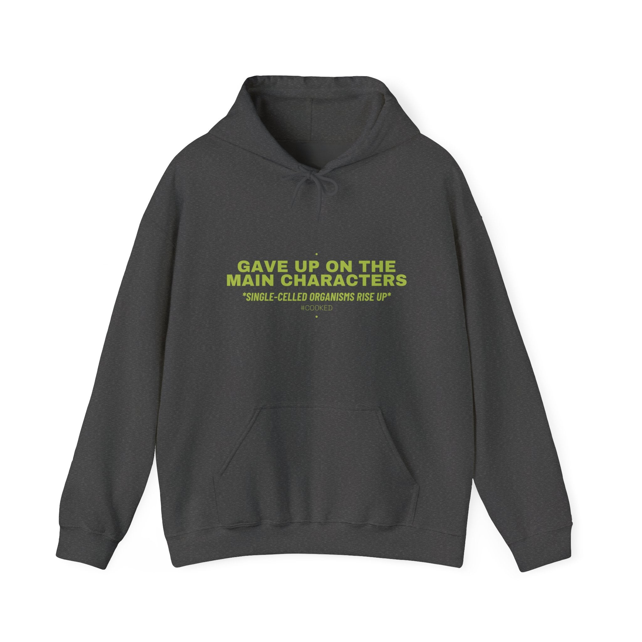 Gave Up On The Main Characters - Trendy Teez Funny Hoodie mockup
