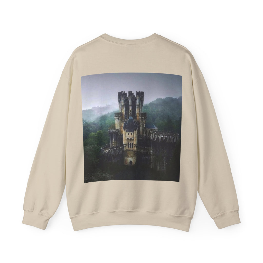 Butrón Castle (Gatika, Spain) — Hard Crewneck (Back Print)