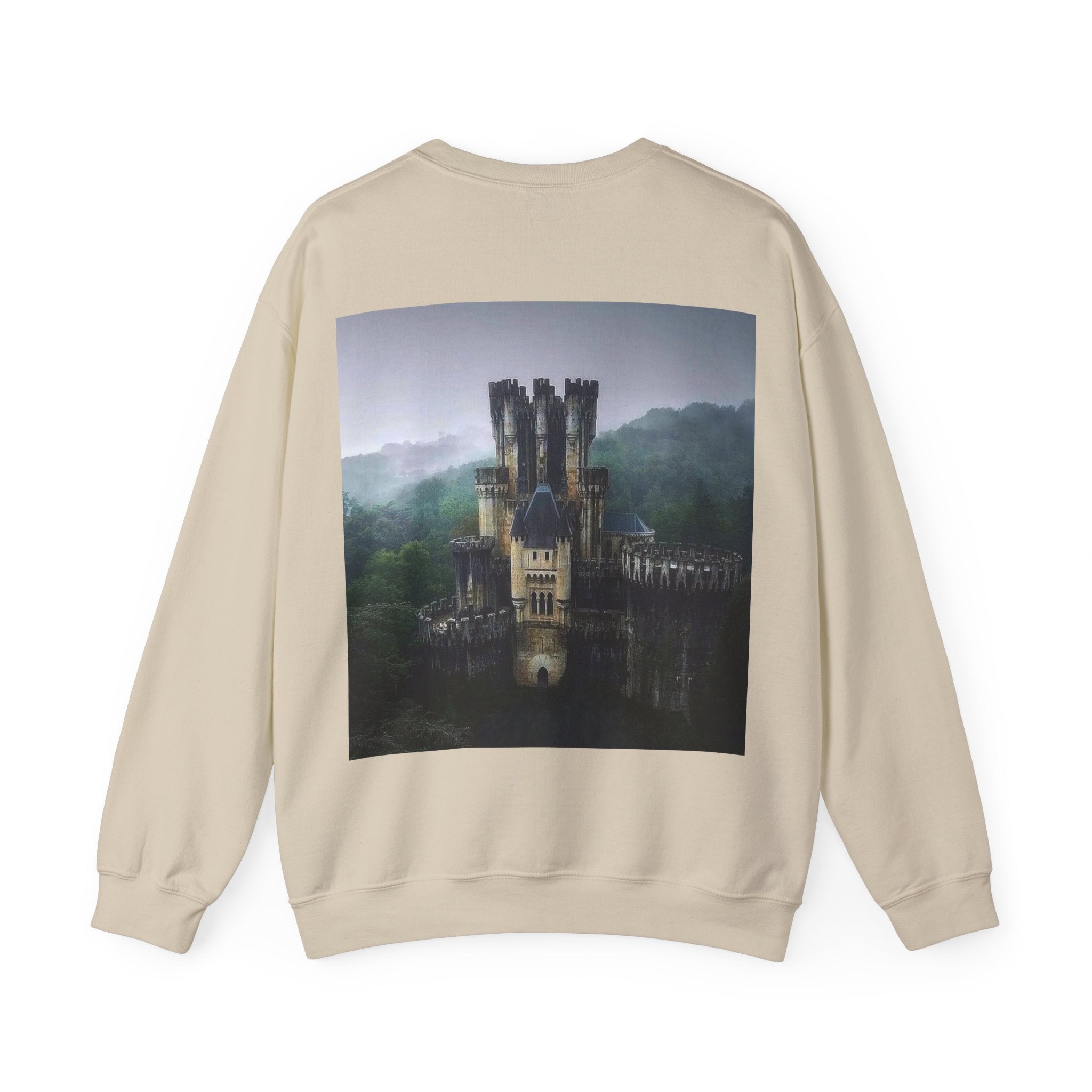 Butrón Castle (Gatika, Spain) — Hard Crewneck (Back Print)