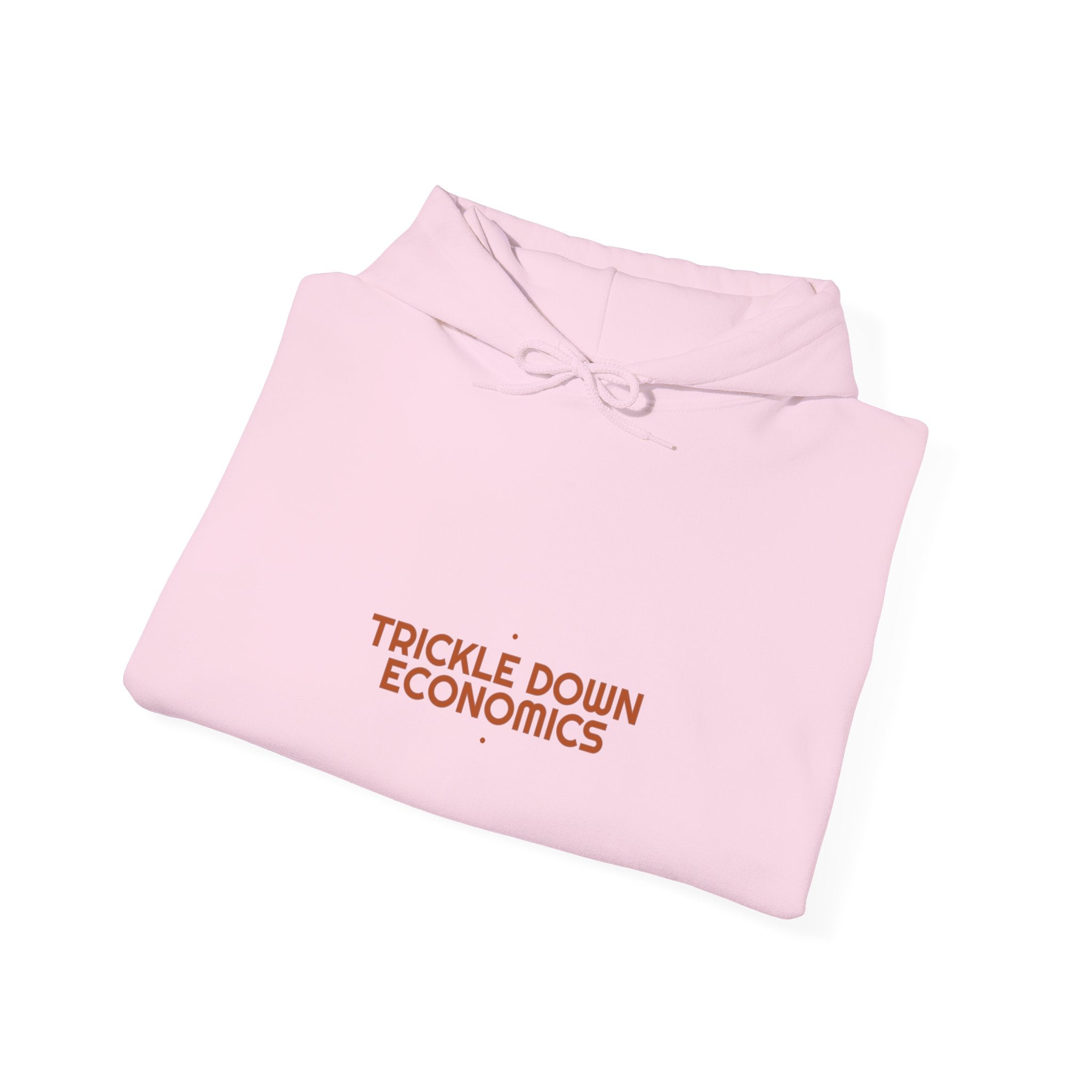 Trickle Down Economics - Trendy Teez Funny Hoodie mockup