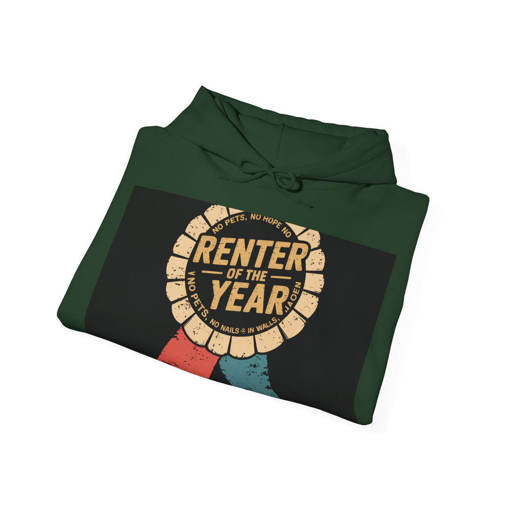 Renter Of The Year - Trendy Teez Funny Hoodie mockup