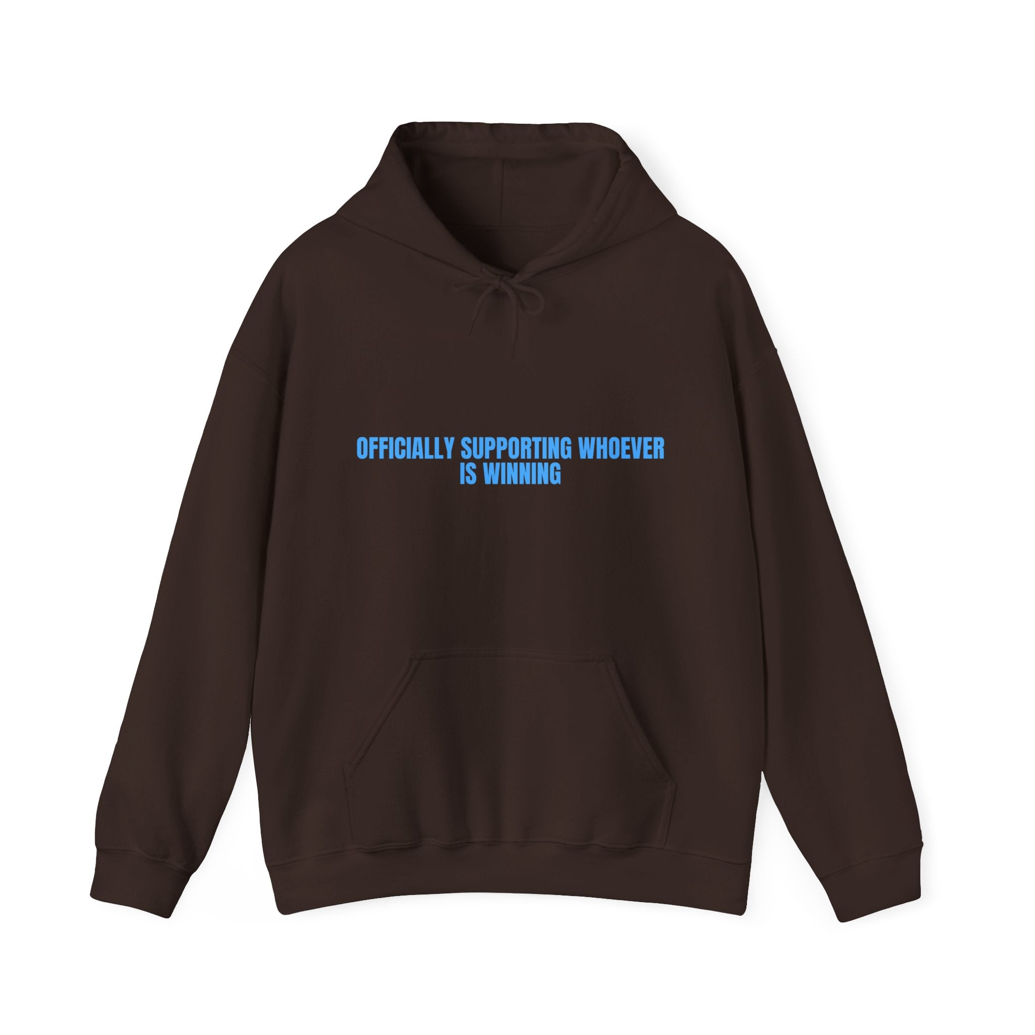 Officially Supporting Whoever Is Winning - Trendy Teez Funny Hoodie mockup