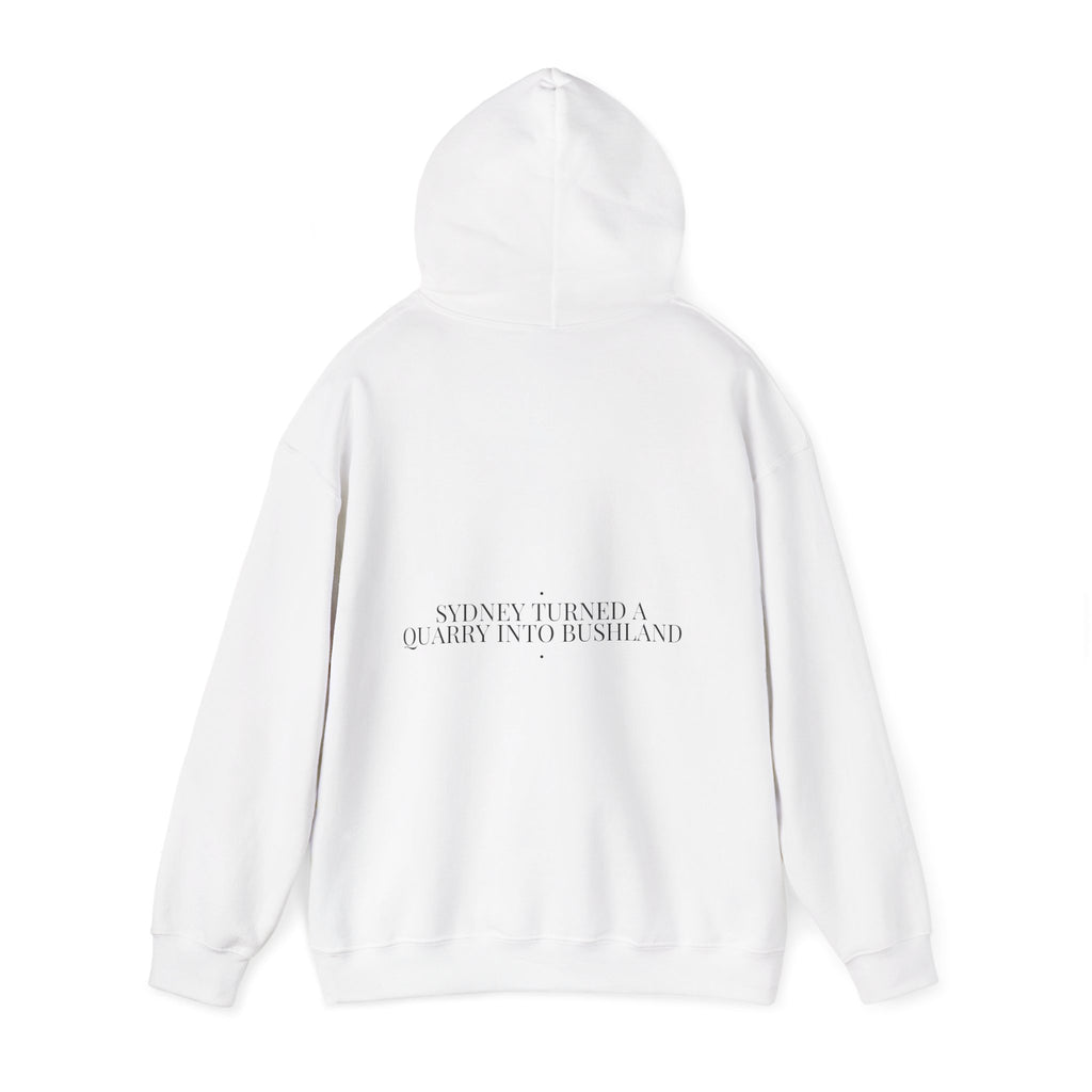 Sydney Turned A Quarry Into Bushland — Funny Hoodie (Back Print)