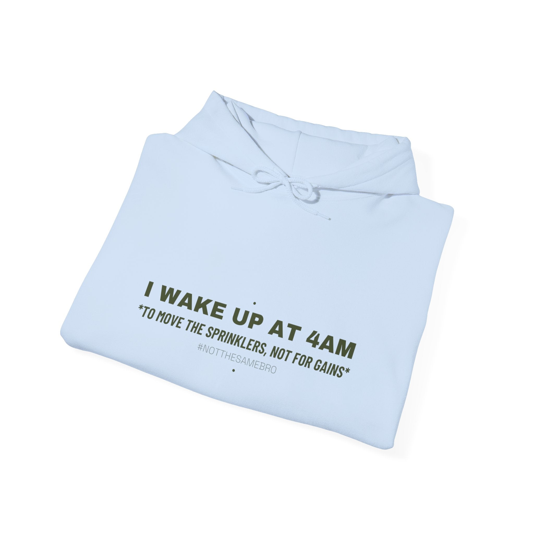 I Wake Up At 4Am - Trendy Teez Funny Hoodie mockup