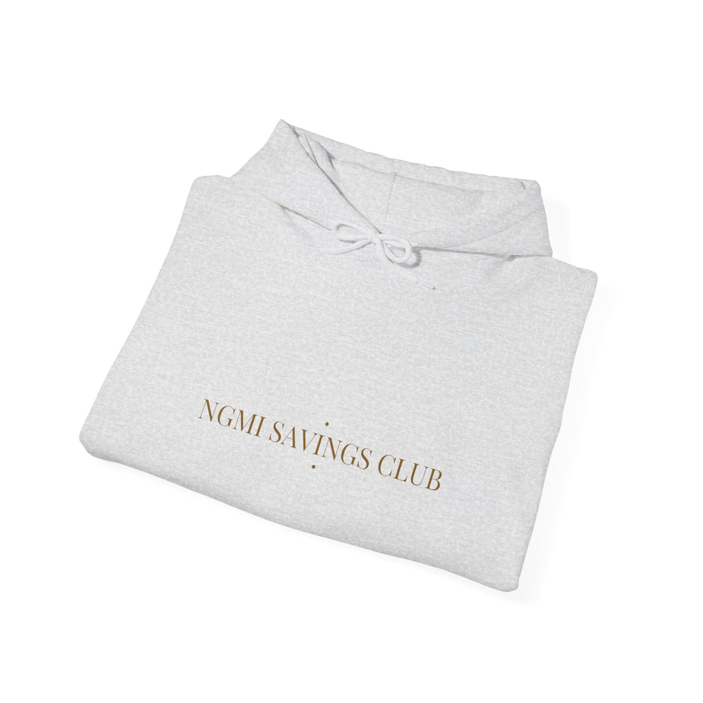 Ngmi Savings Club - Trendy Teez Funny Hoodie mockup