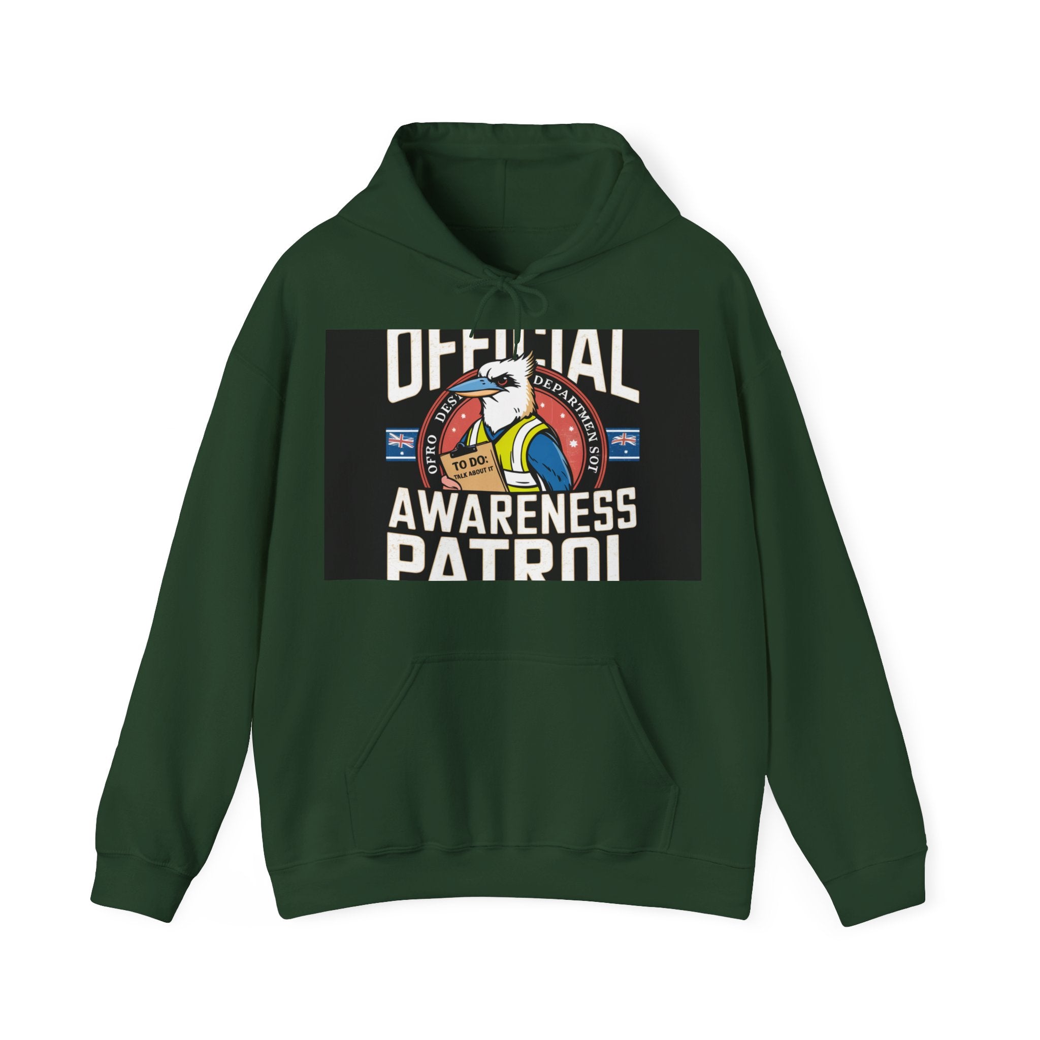Official Awareness Patrol - Trendy Teez Funny Hoodie mockup