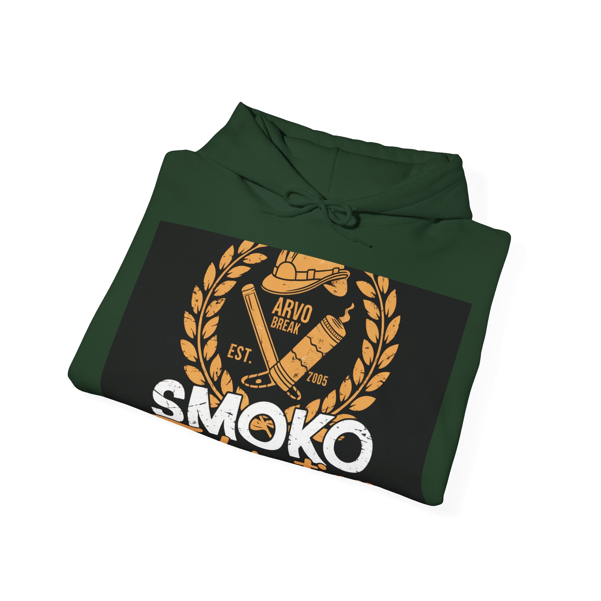 Smoko Federation - Trendy Teez Funny Hoodie mockup